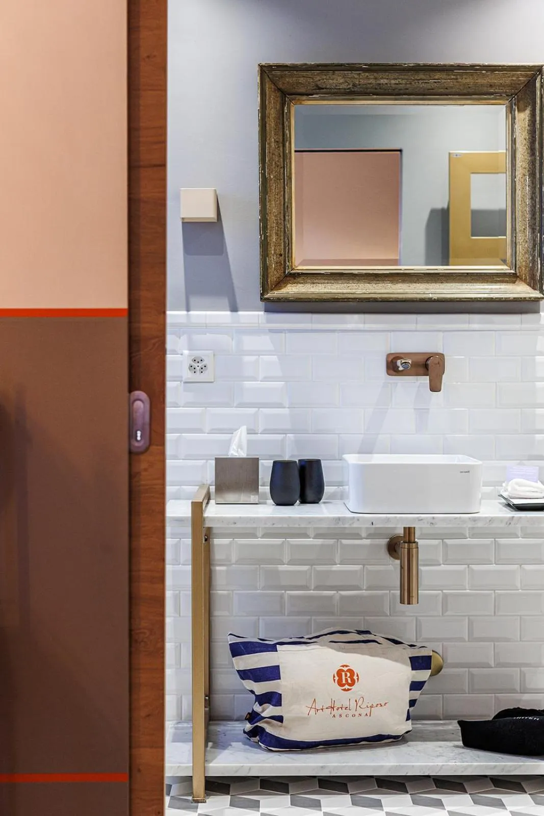 Shower in Art Hotel Riposo