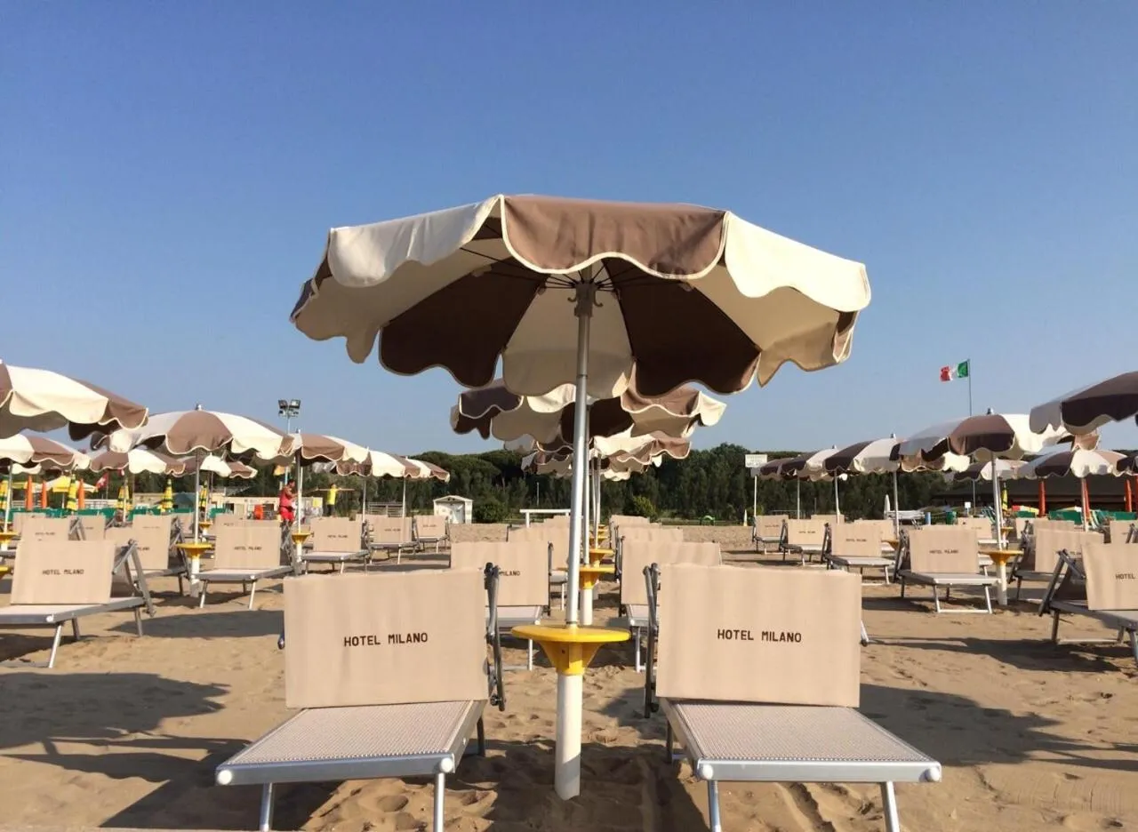 Beach in Hotel Milano