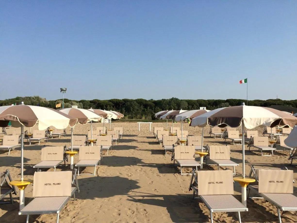 Beach in Hotel Milano