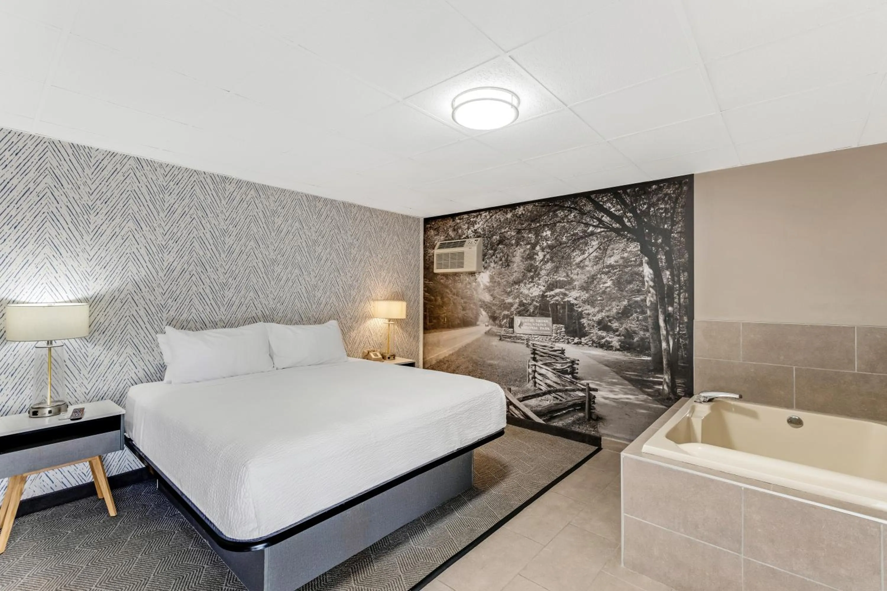 Bed in The Wander Hotel