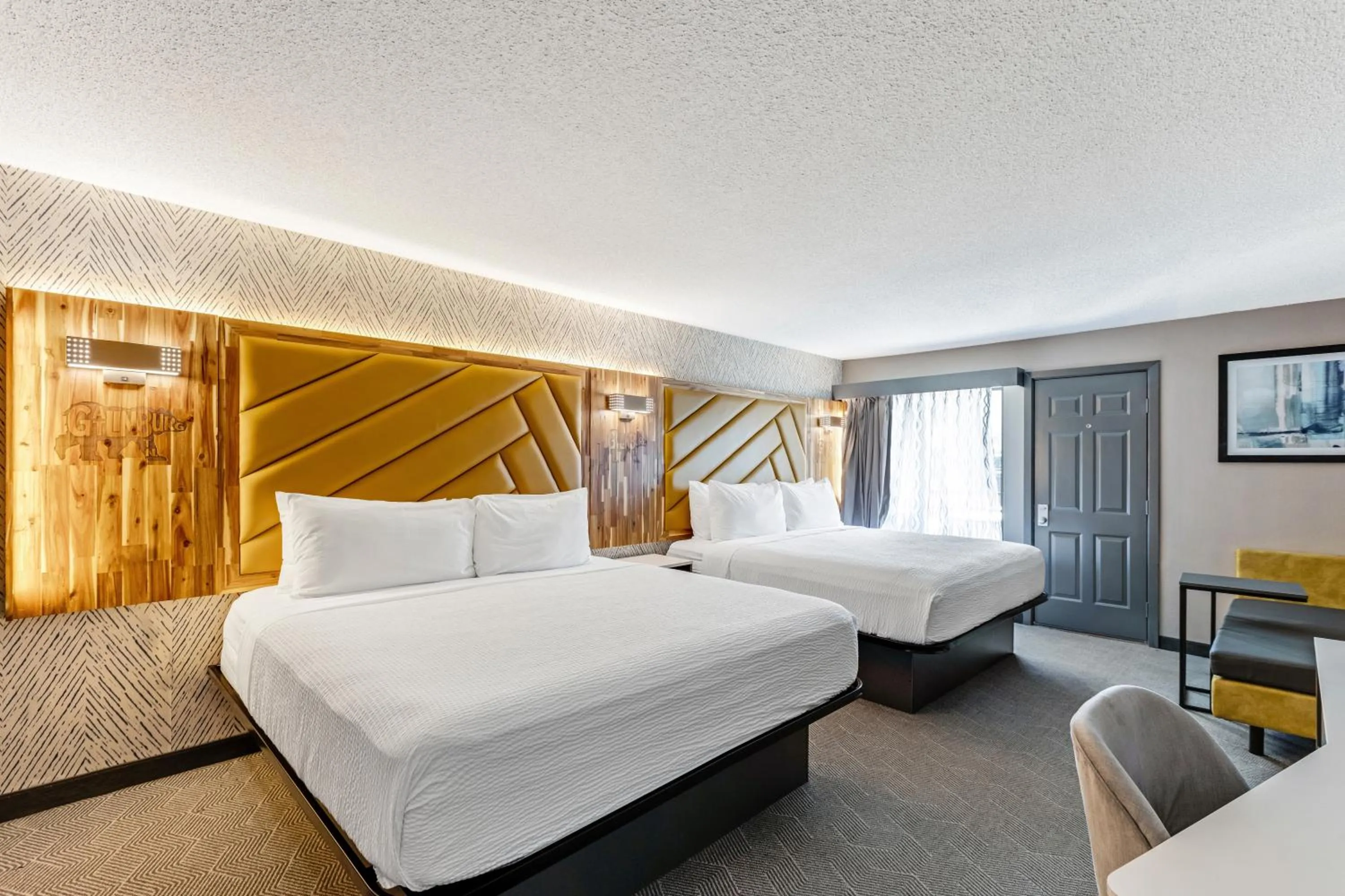 Bed in The Wander Hotel