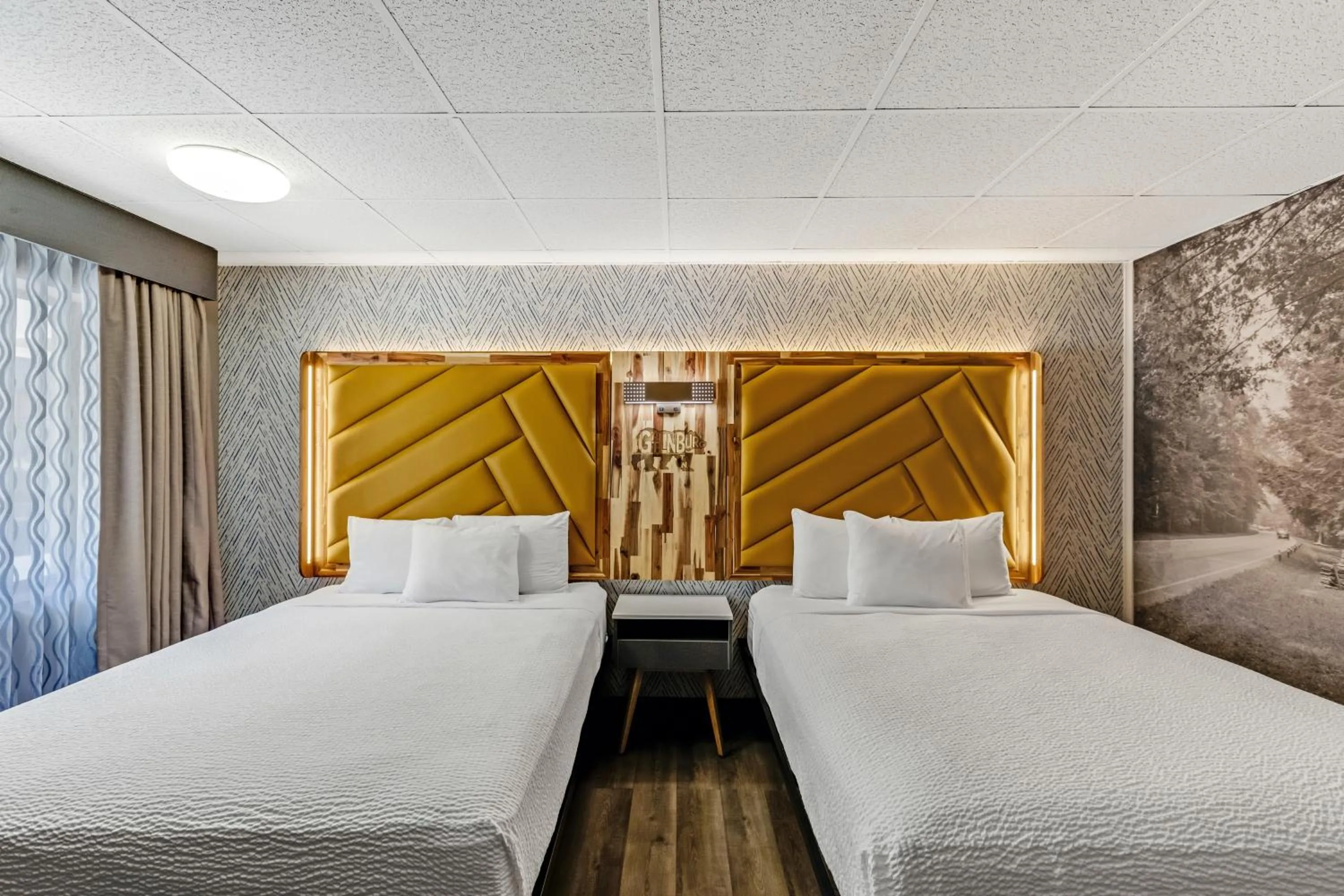 Bed in The Wander Hotel