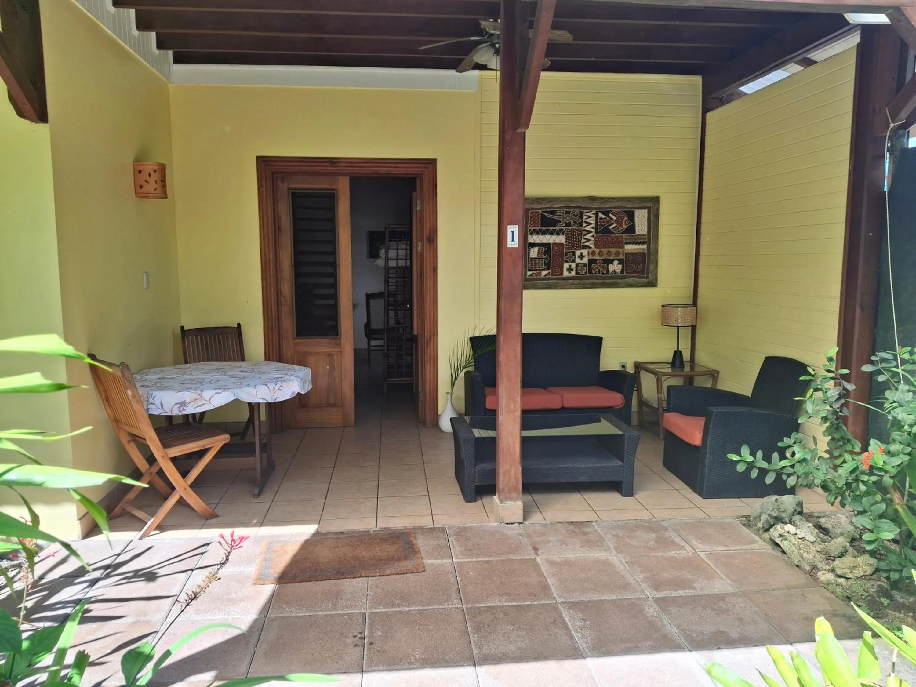 Property building in Playa Negra Guesthouse