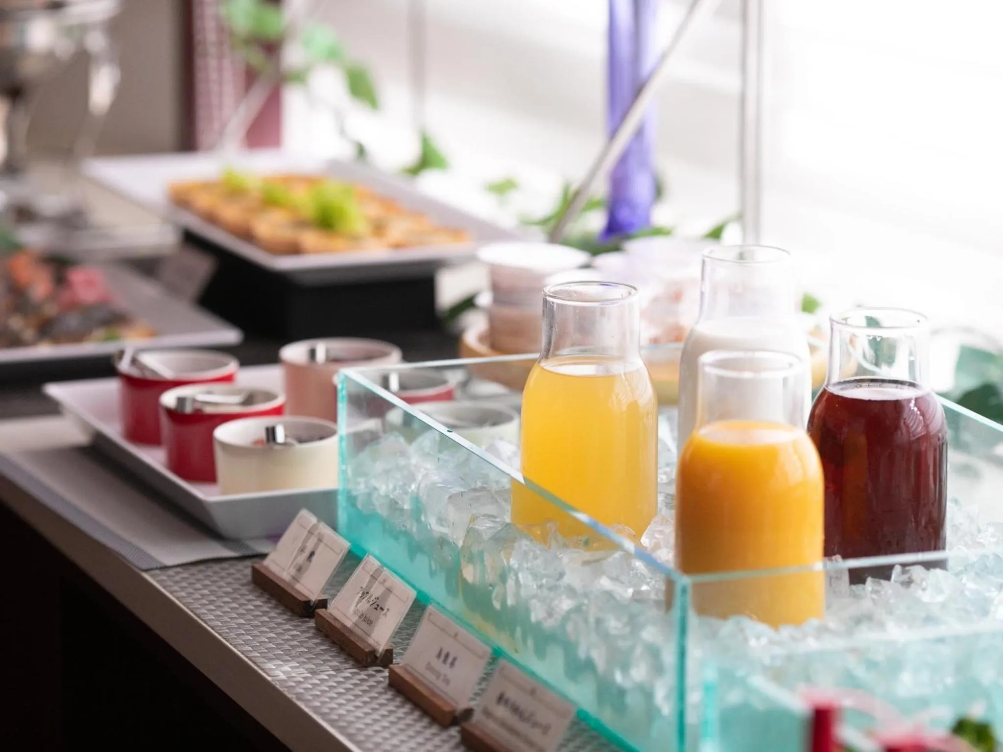 Food and drinks in Hotel Concerto Nagasaki