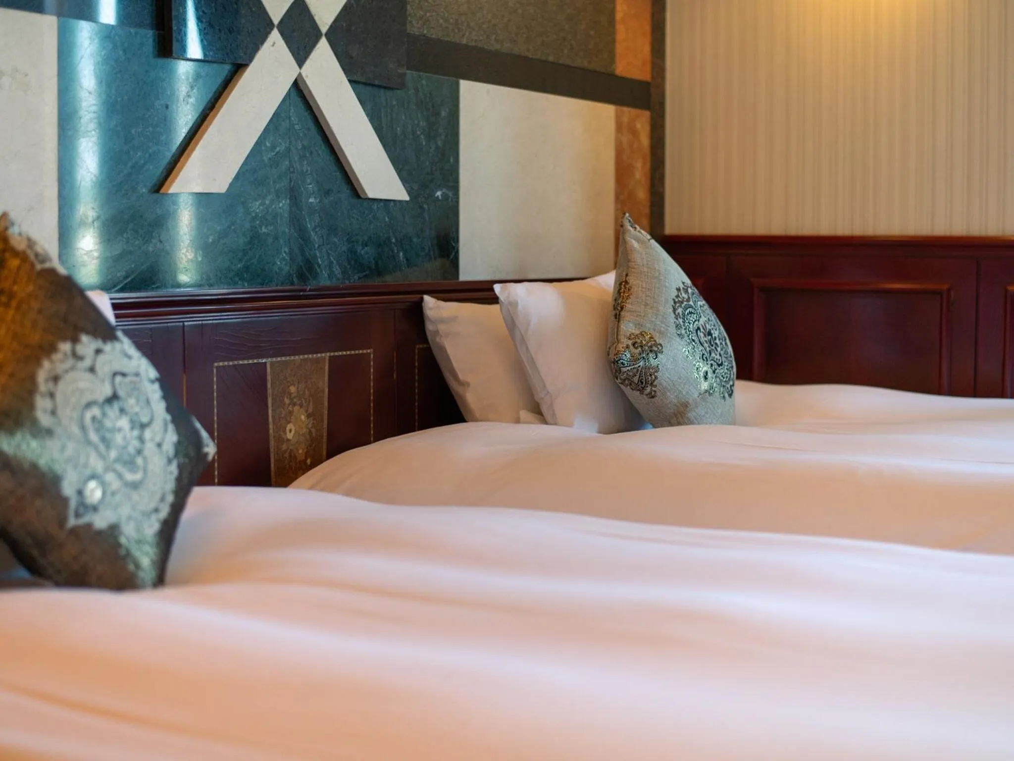 View (from property/room), Bed in Hotel Concerto Nagasaki