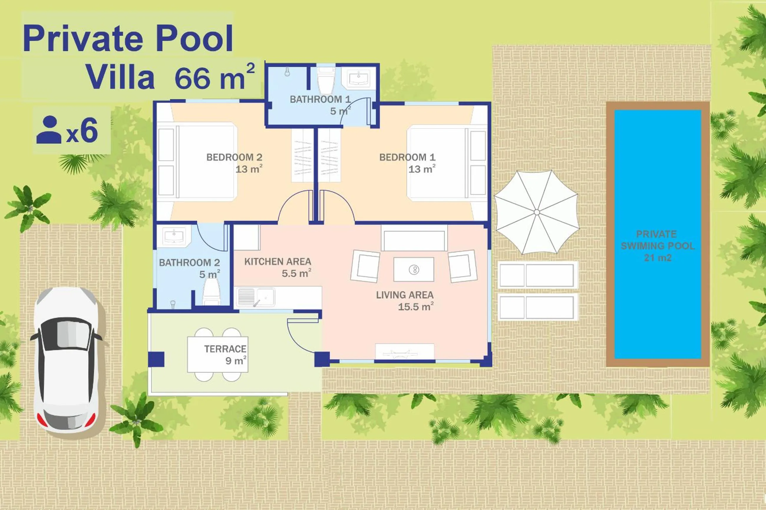 Bathroom in Lux Family Villas Krabi Ao Nang