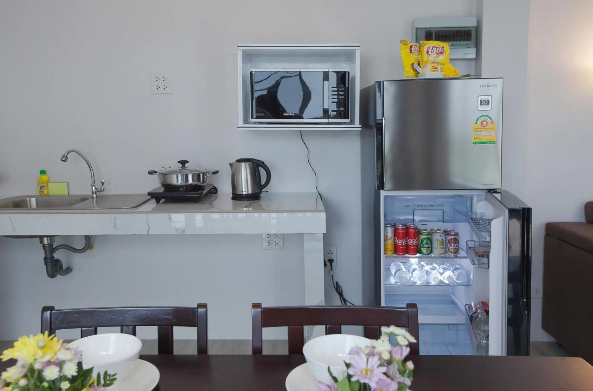 Kitchen or kitchenette in Lux Family Villas Krabi Ao Nang