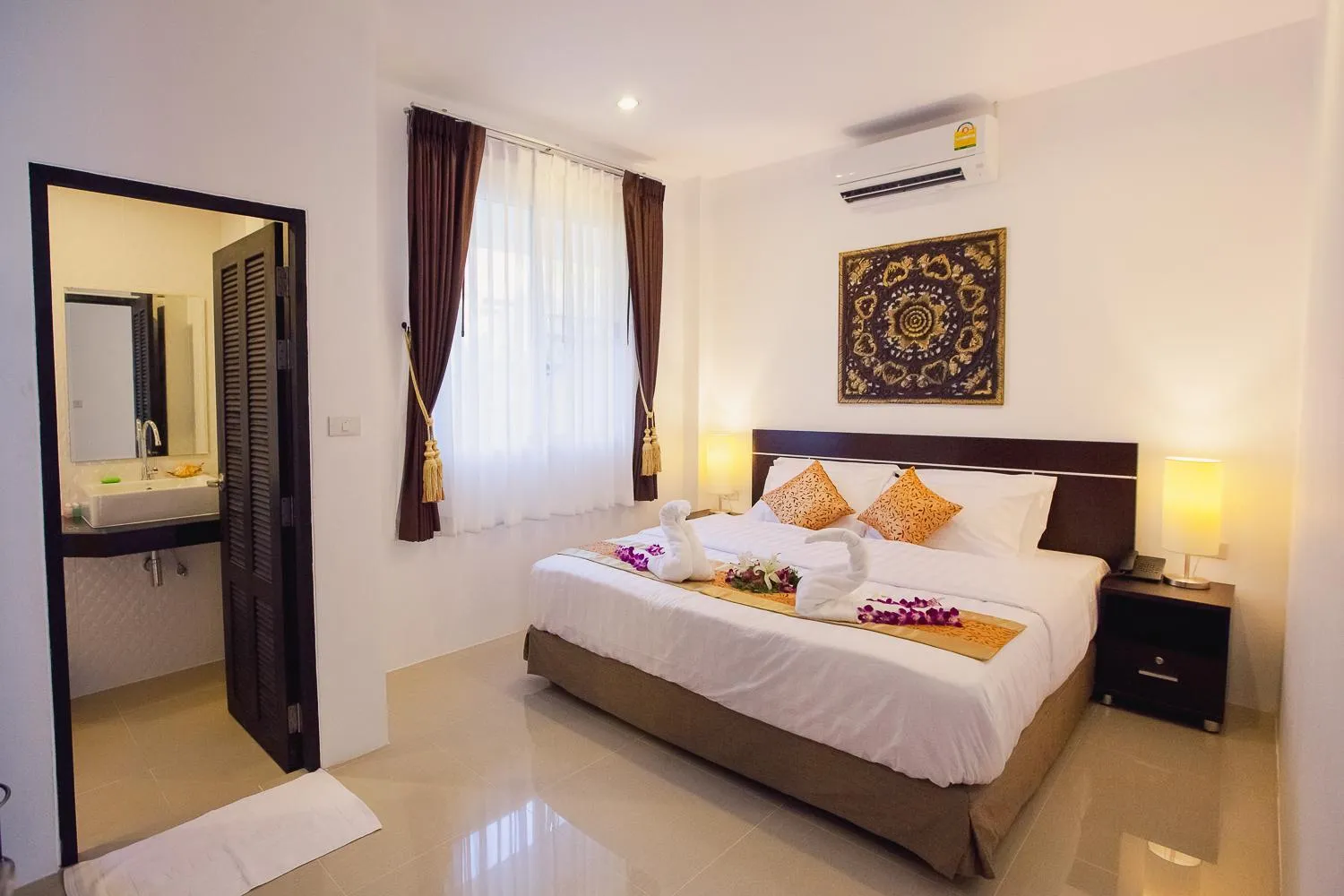 Bed in Lux Family Villas Krabi Ao Nang