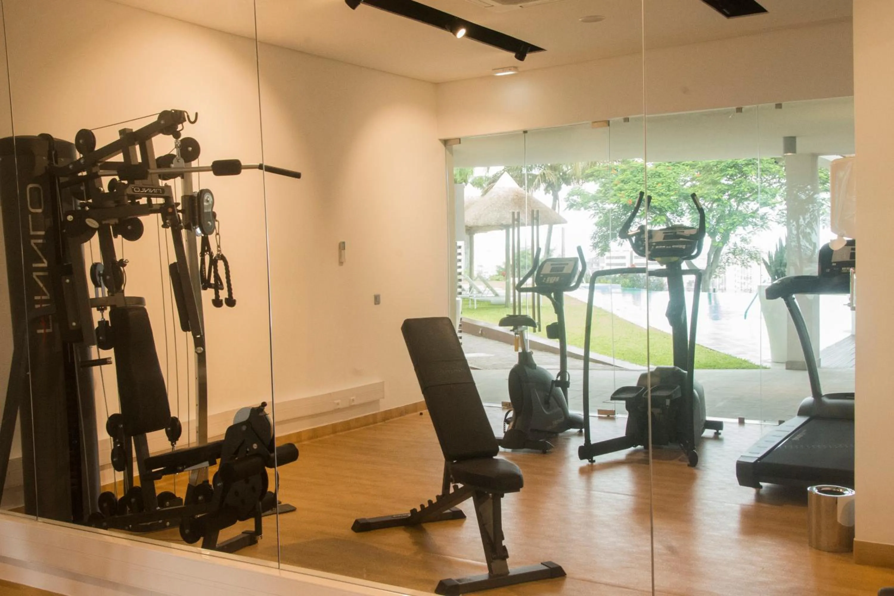 Fitness centre/facilities in Montebelo Girassol Maputo Hotel
