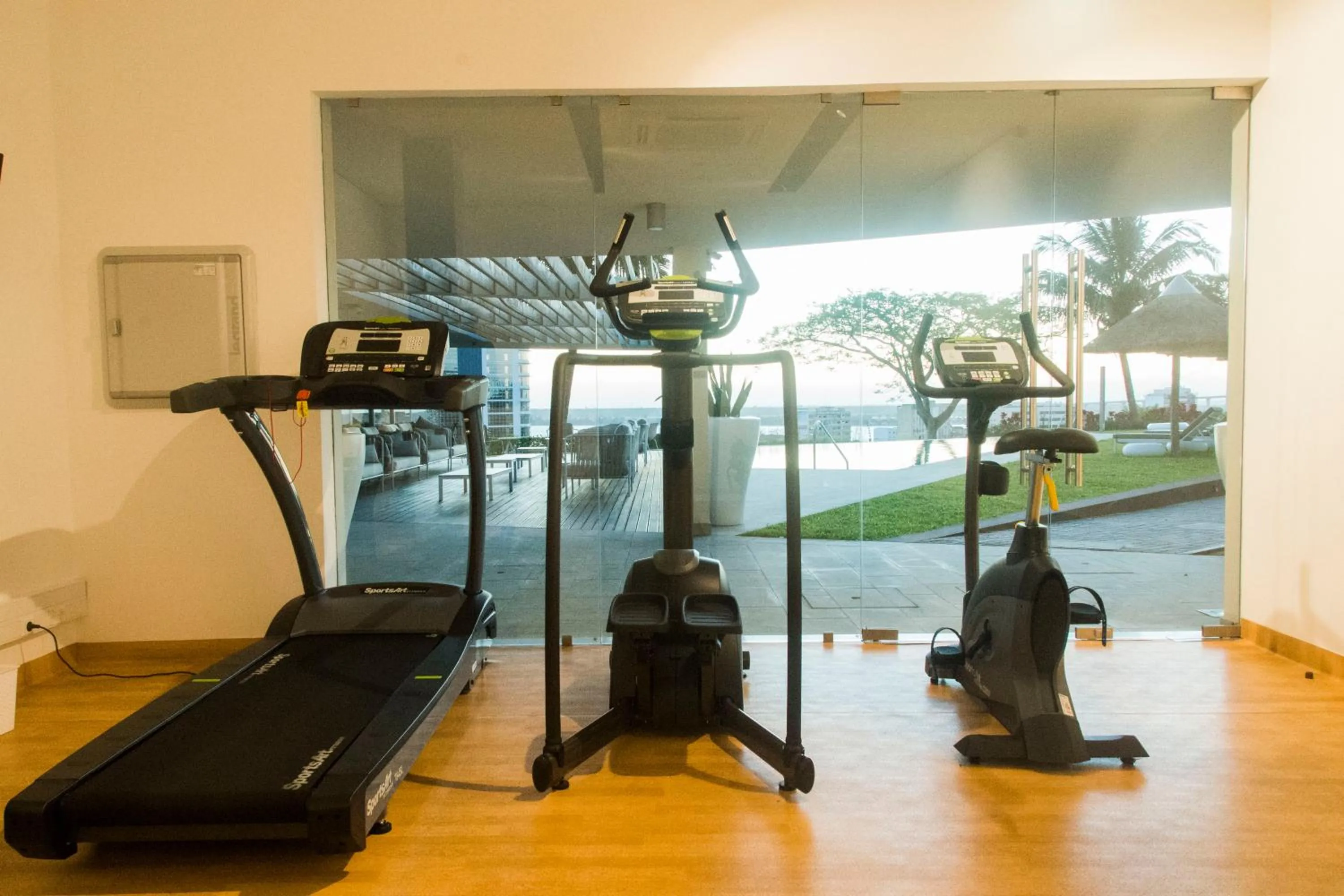 Fitness centre/facilities in Montebelo Girassol Maputo Hotel