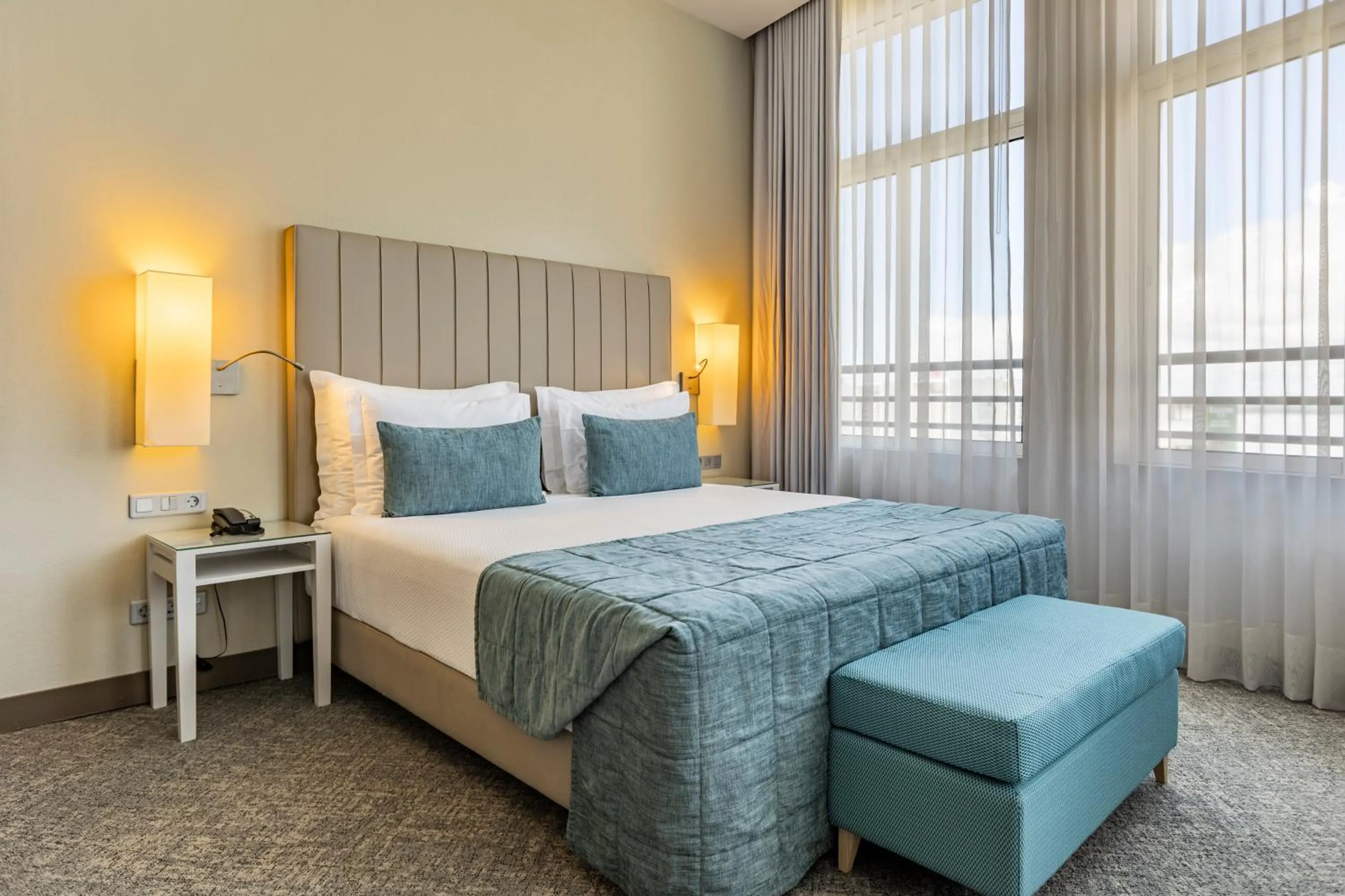 Bed in Montebelo Girassol Maputo Hotel