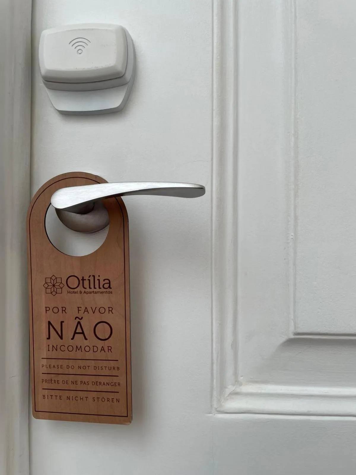 Decorative detail in Otília Apartamentos