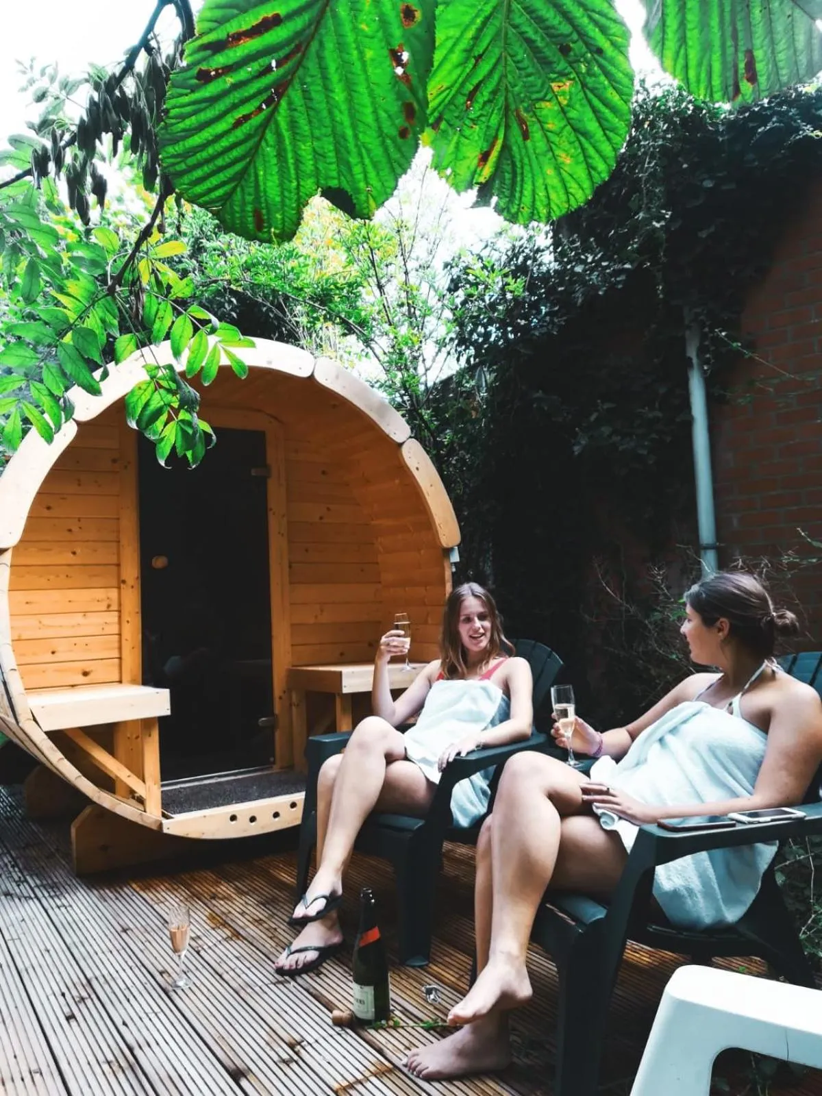 Sauna in Skindles Guesthouse