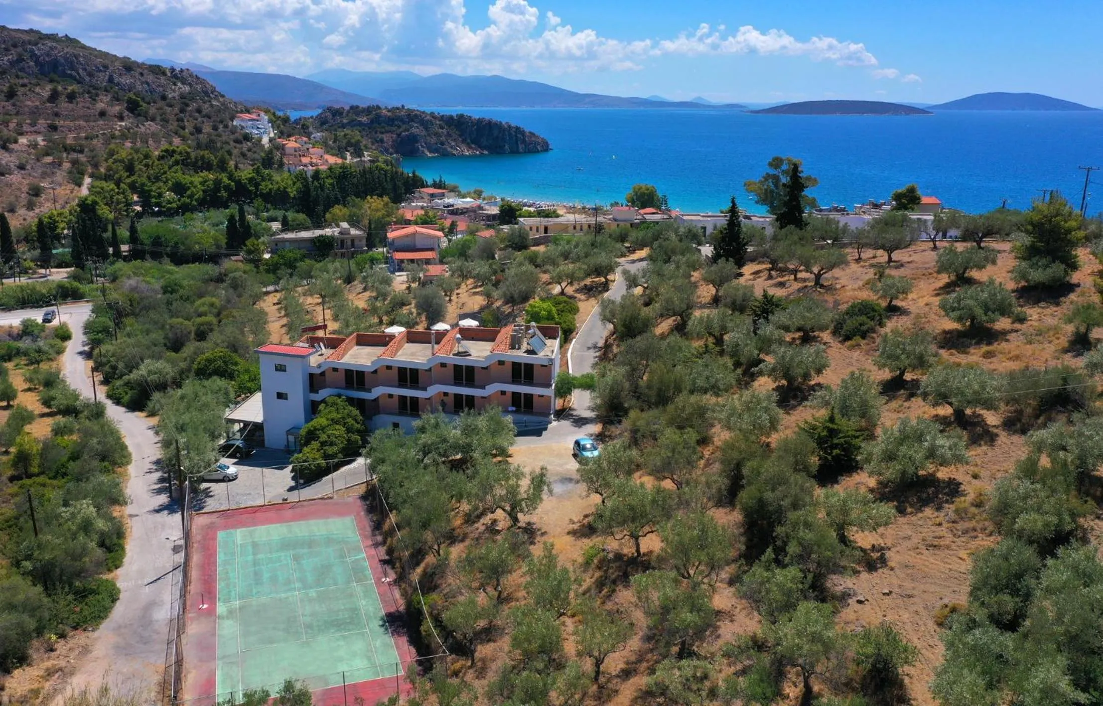 Bird's eye view in Phaistos Hotel