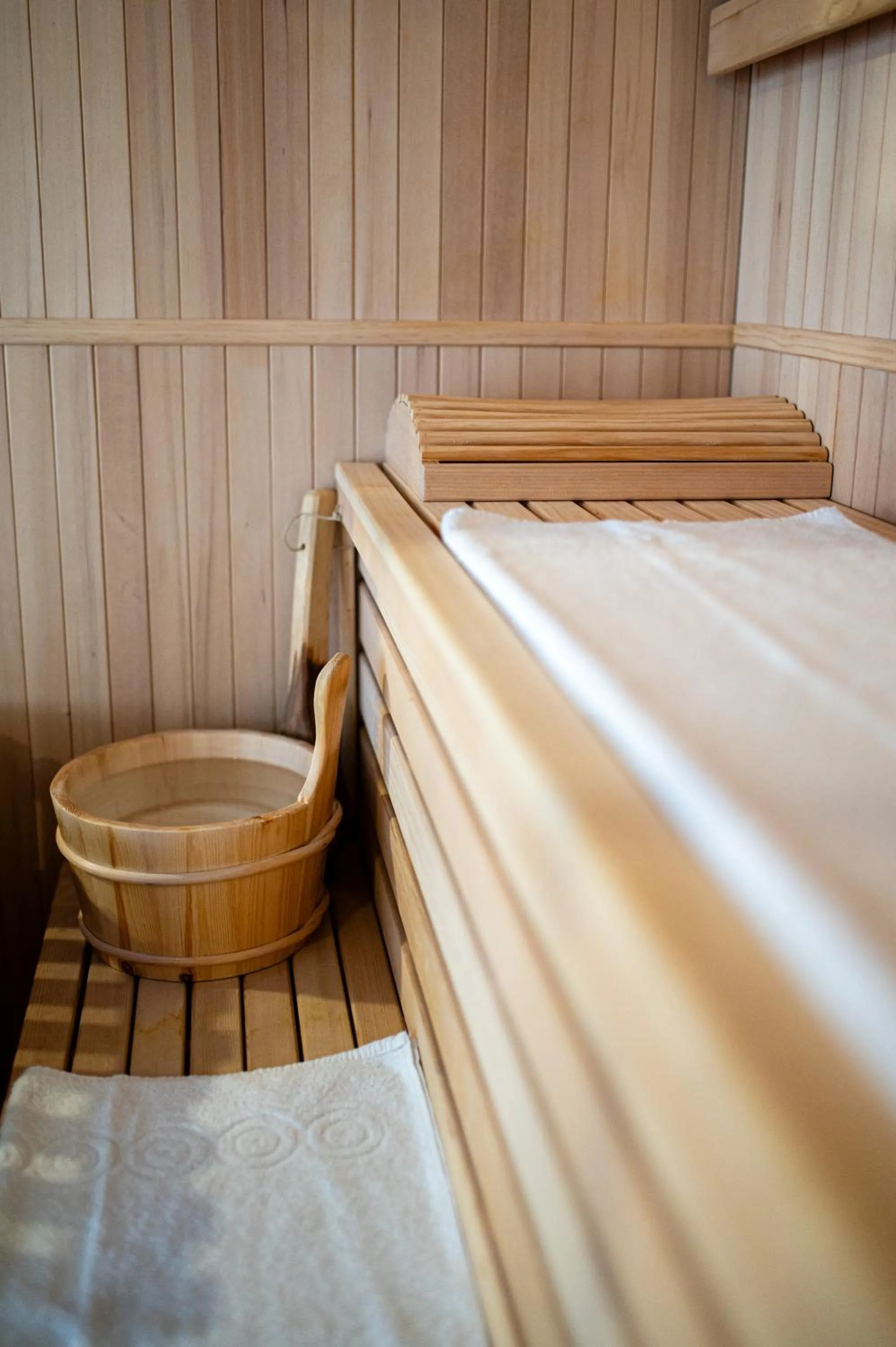 Sauna in Kyriad Prestige Residence & Spa Cabourg-Dives-sur-Mer