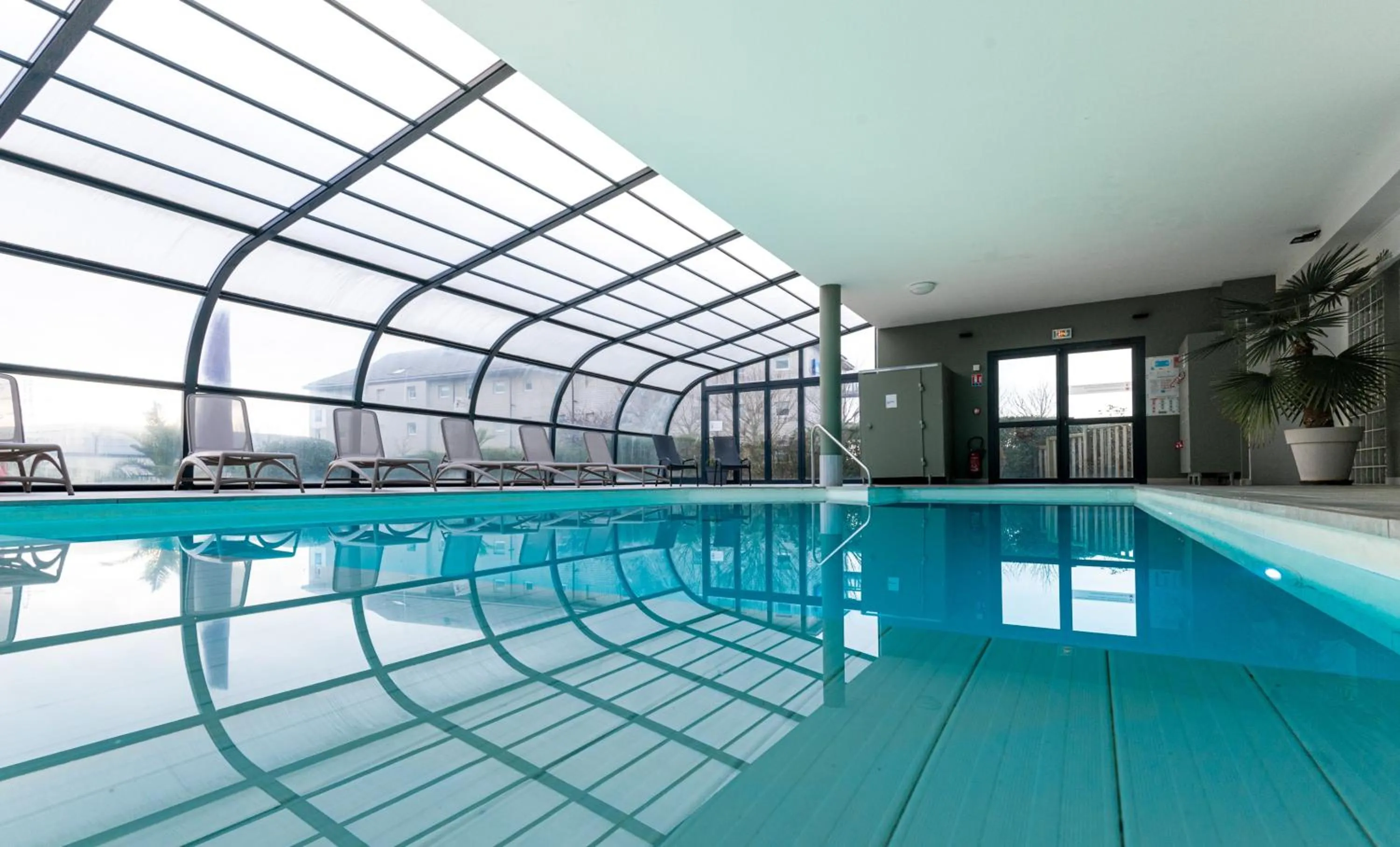 Pool view in Kyriad Prestige Residence & Spa Cabourg-Dives-sur-Mer