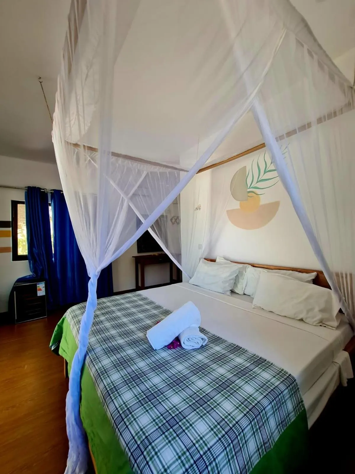 Bed in Kinazi Upepo Beach Eco Sport Resort