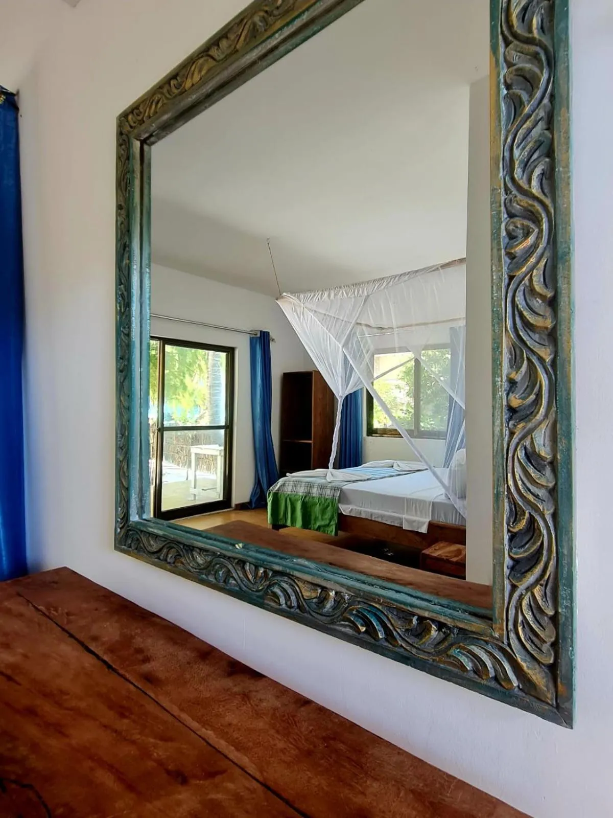 Bed in Kinazi Upepo Beach Eco Sport Resort