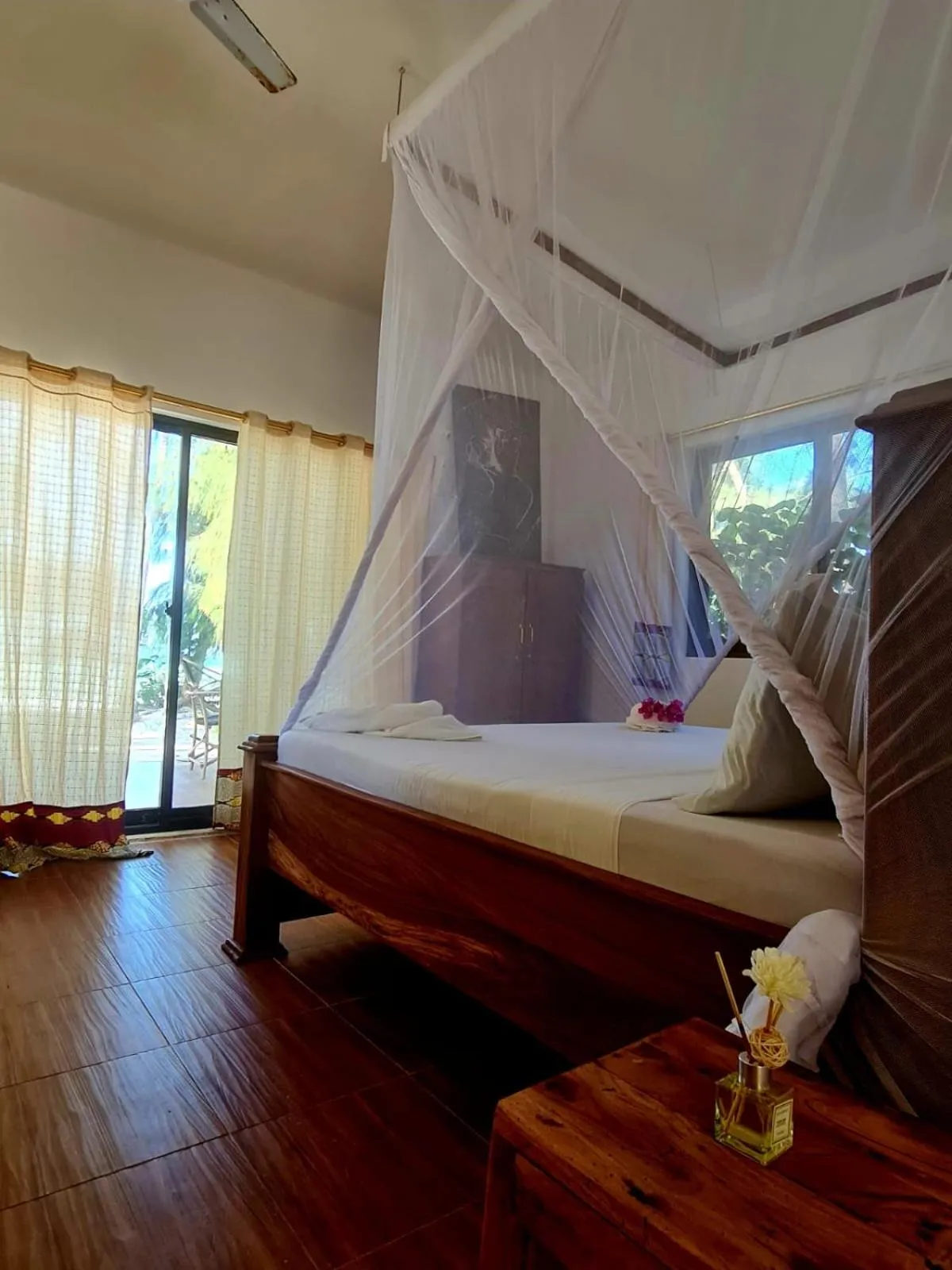 Bed in Kinazi Upepo Beach Eco Sport Resort