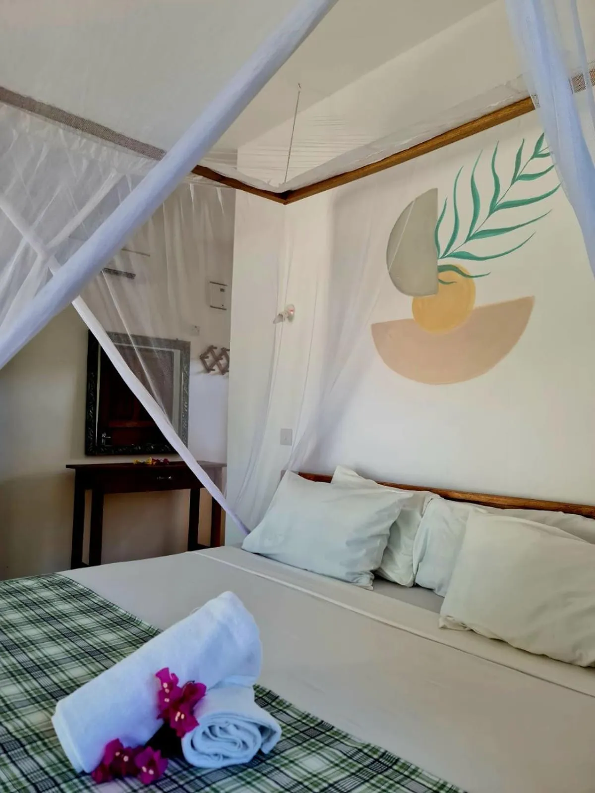 Bed in Kinazi Upepo Beach Eco Sport Resort