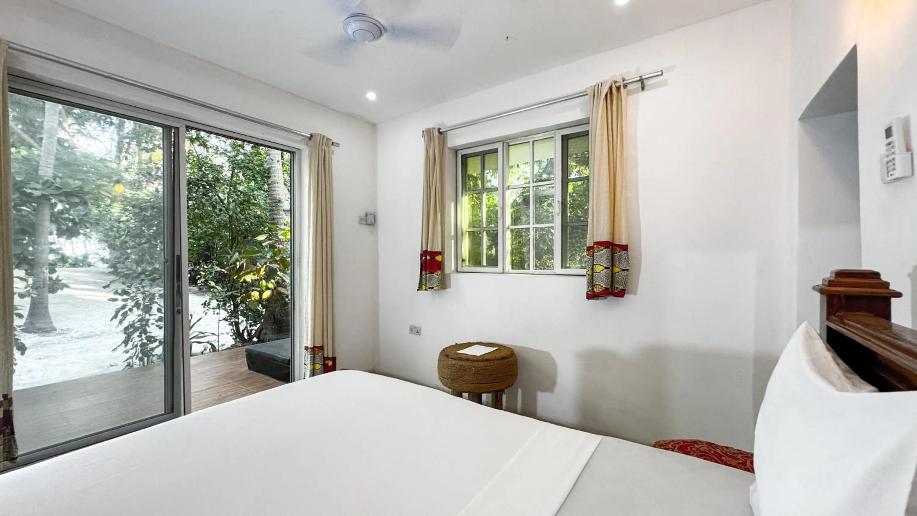 Patio, Bed in Kinazi Upepo Beach Eco Sport Resort