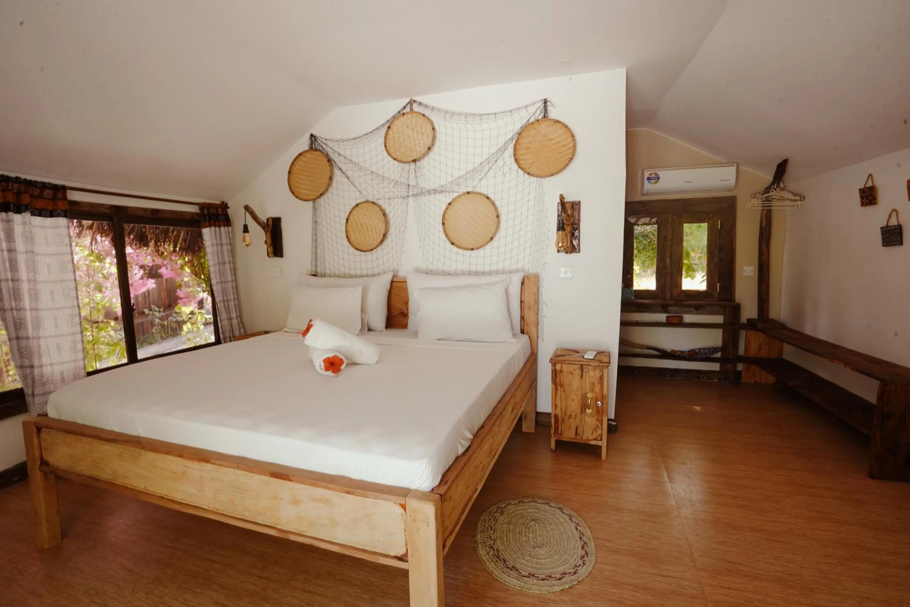 Bed in Kinazi Upepo Beach Eco Sport Resort