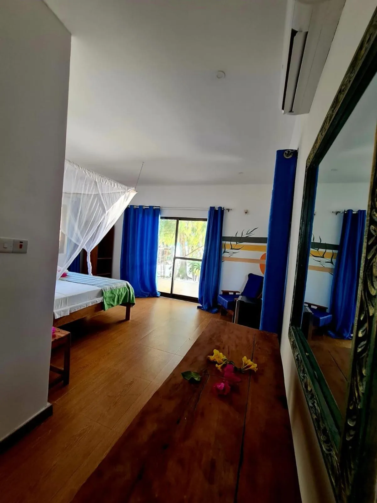 Bed in Kinazi Upepo Beach Eco Sport Resort