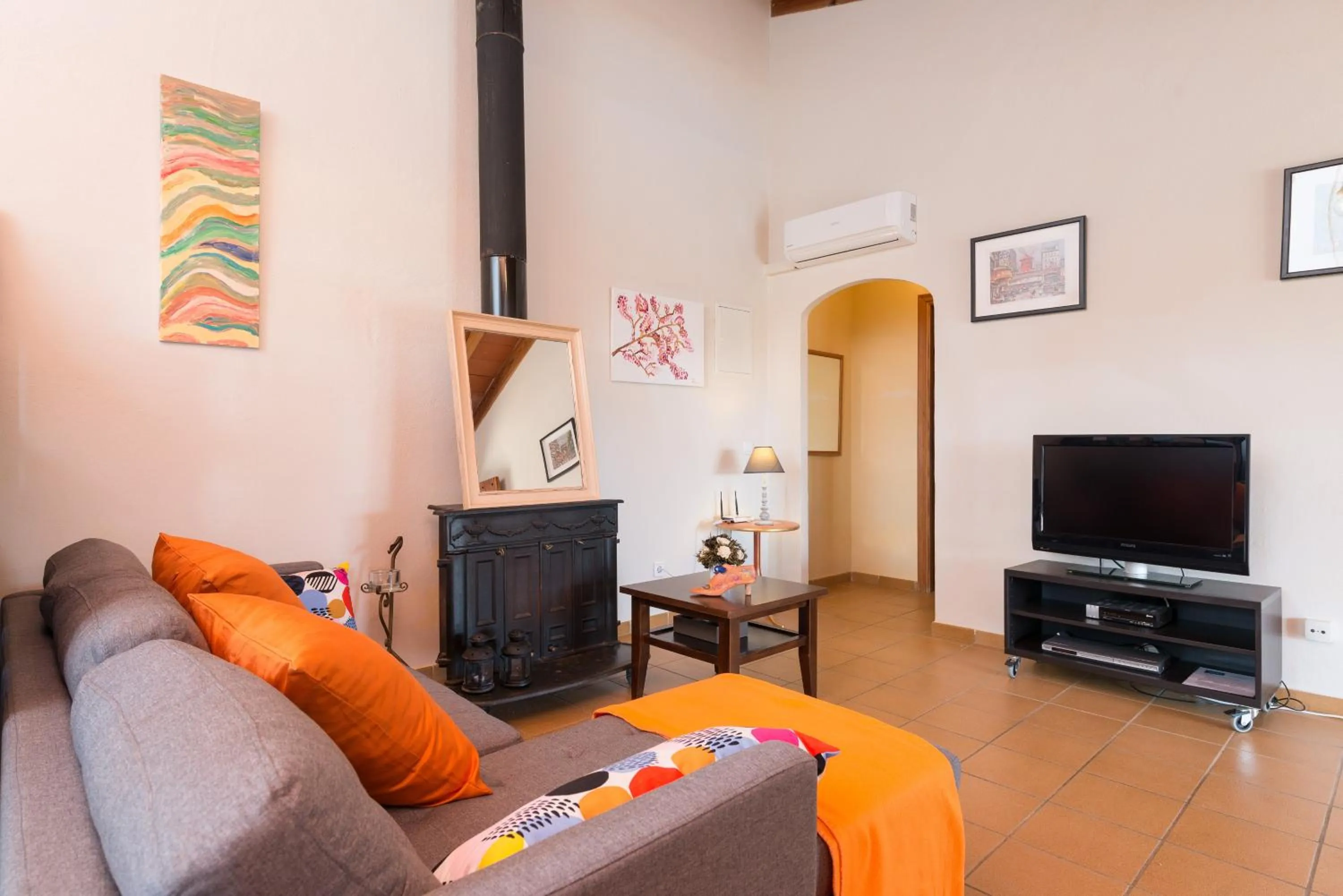 Living room in Can Gallu - Adults Only.