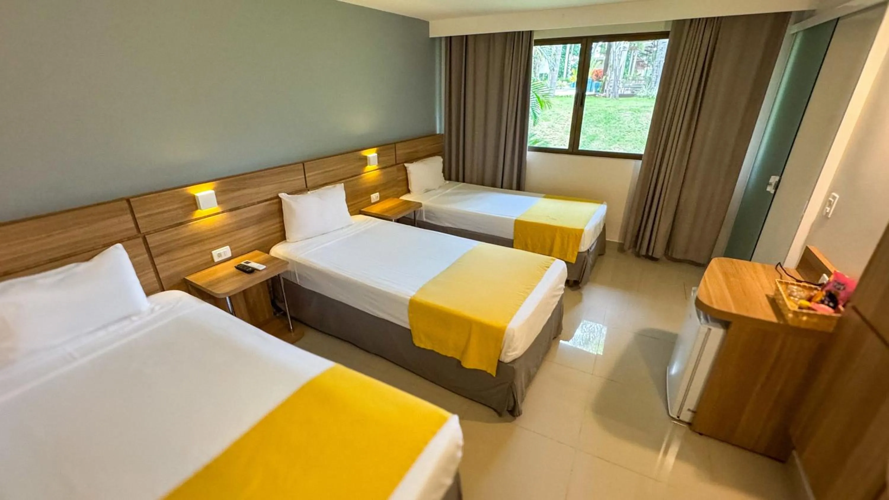 Bed in Vivaz Cataratas Hotel Resort