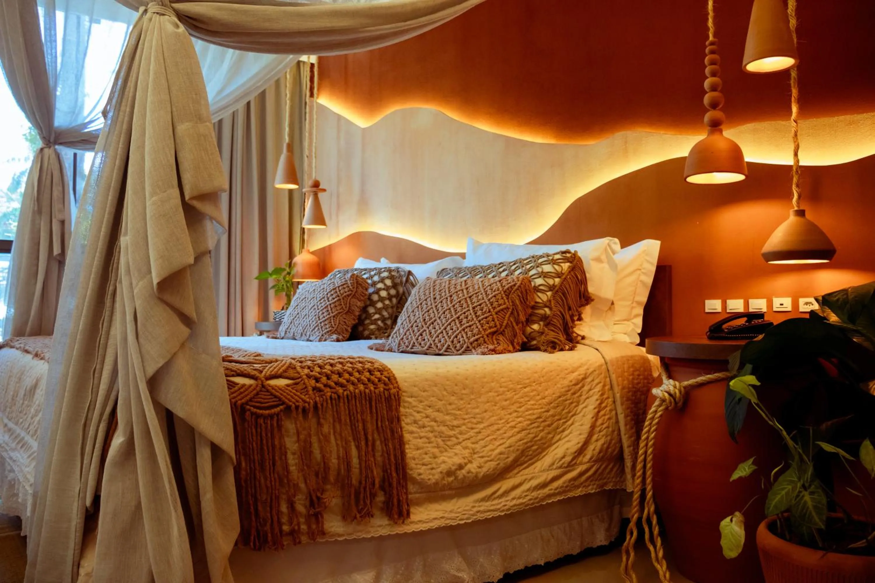 Bed in Vivaz Cataratas Hotel Resort