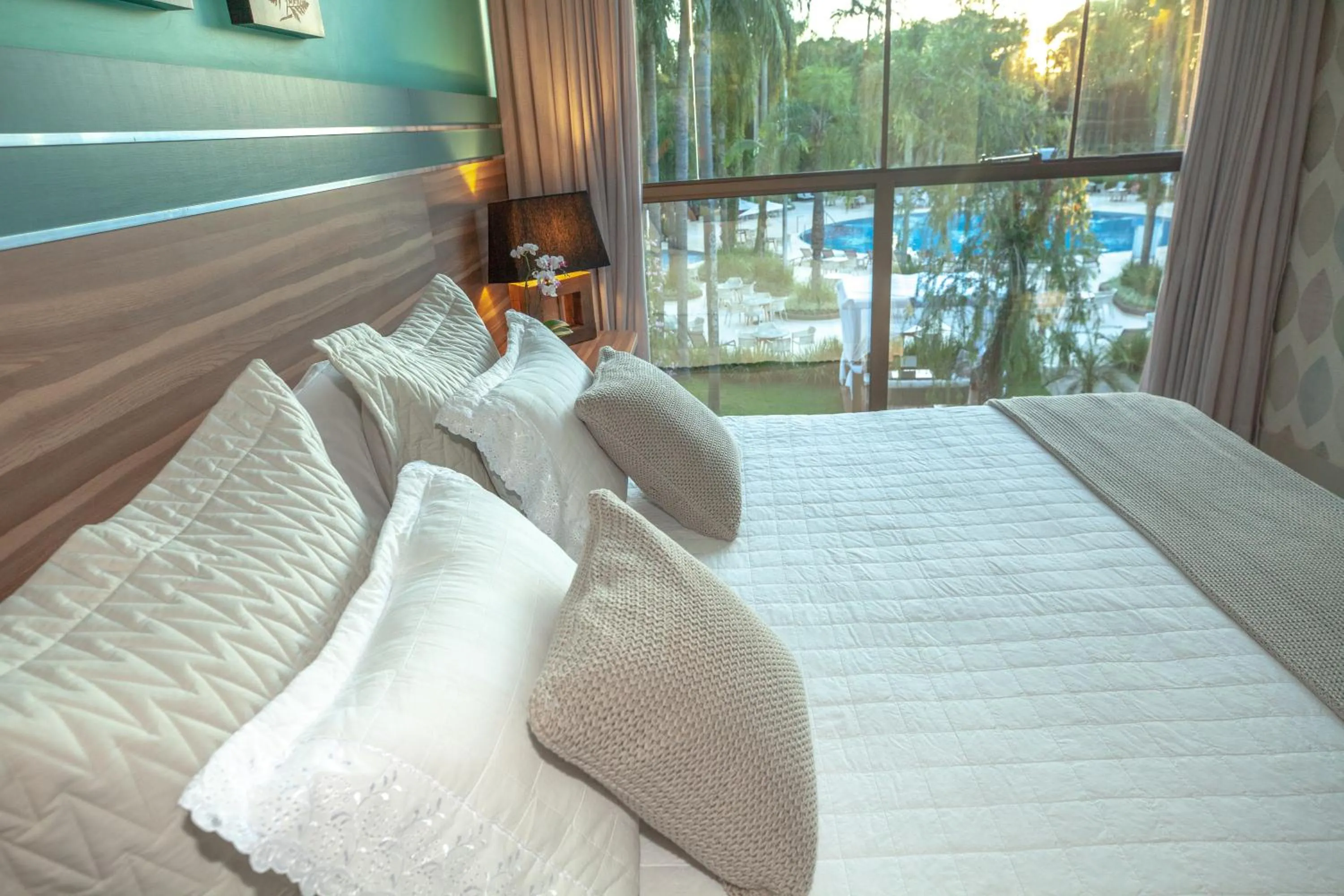 Bed in Vivaz Cataratas Hotel Resort