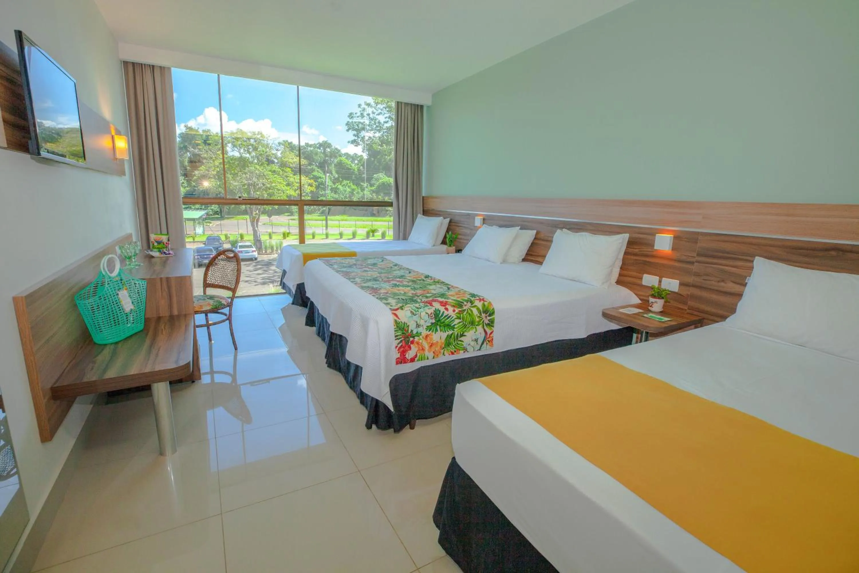 Bed in Vivaz Cataratas Hotel Resort