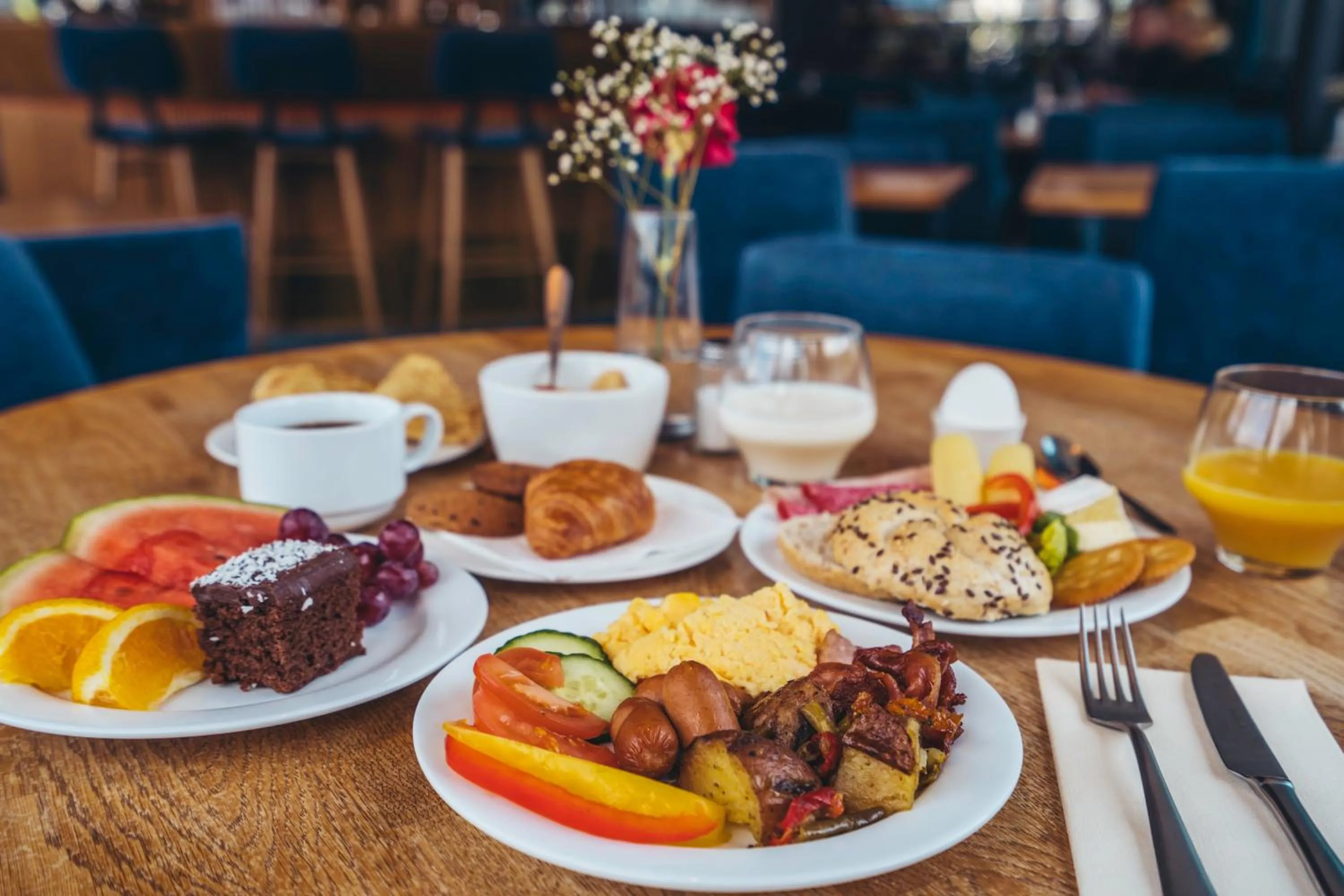 Buffet breakfast in Prize by Radisson, Solheimsviken Bergen