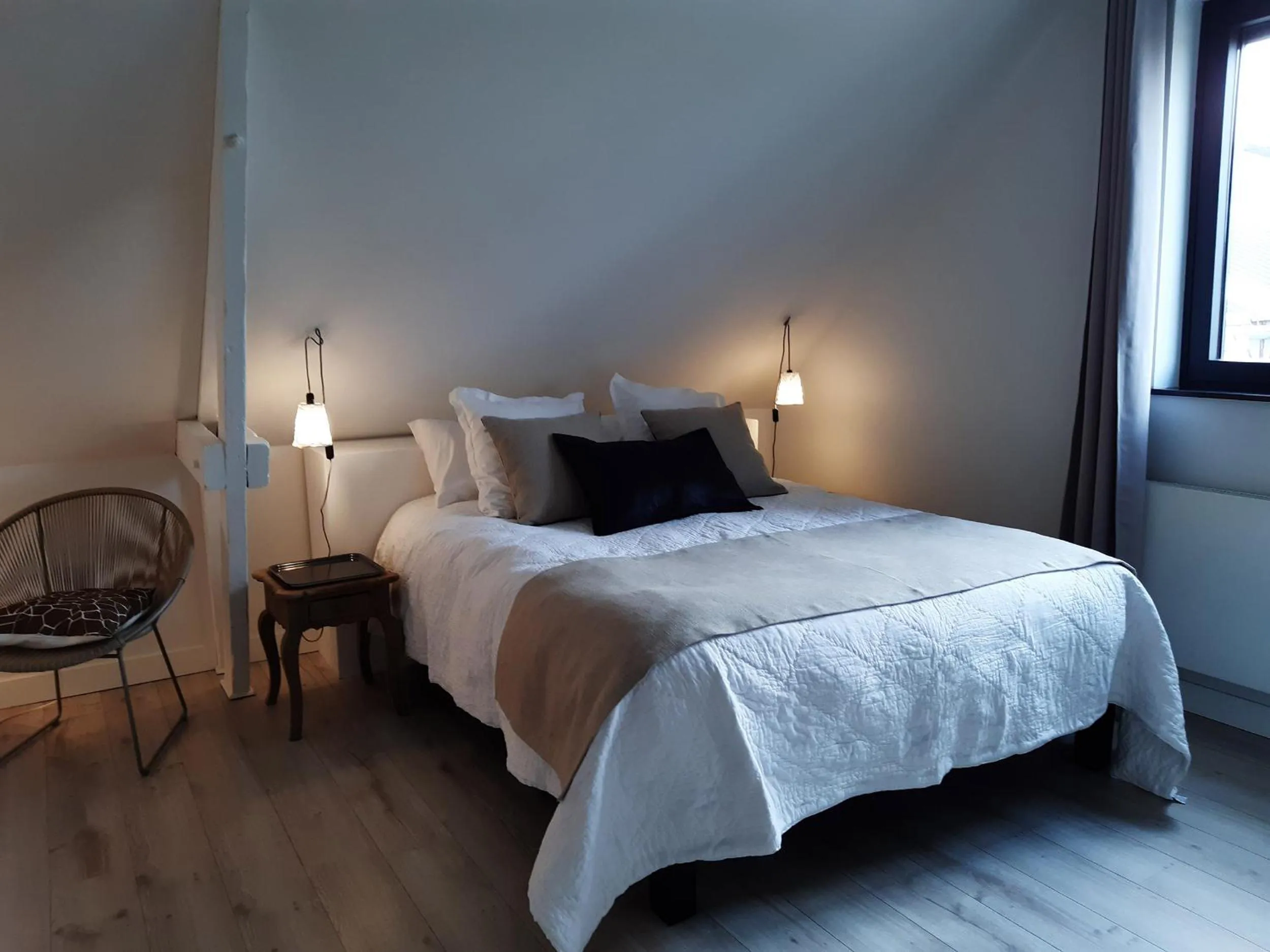 Bedroom, Bed in Chambres D´Hôtes Herbes Folles