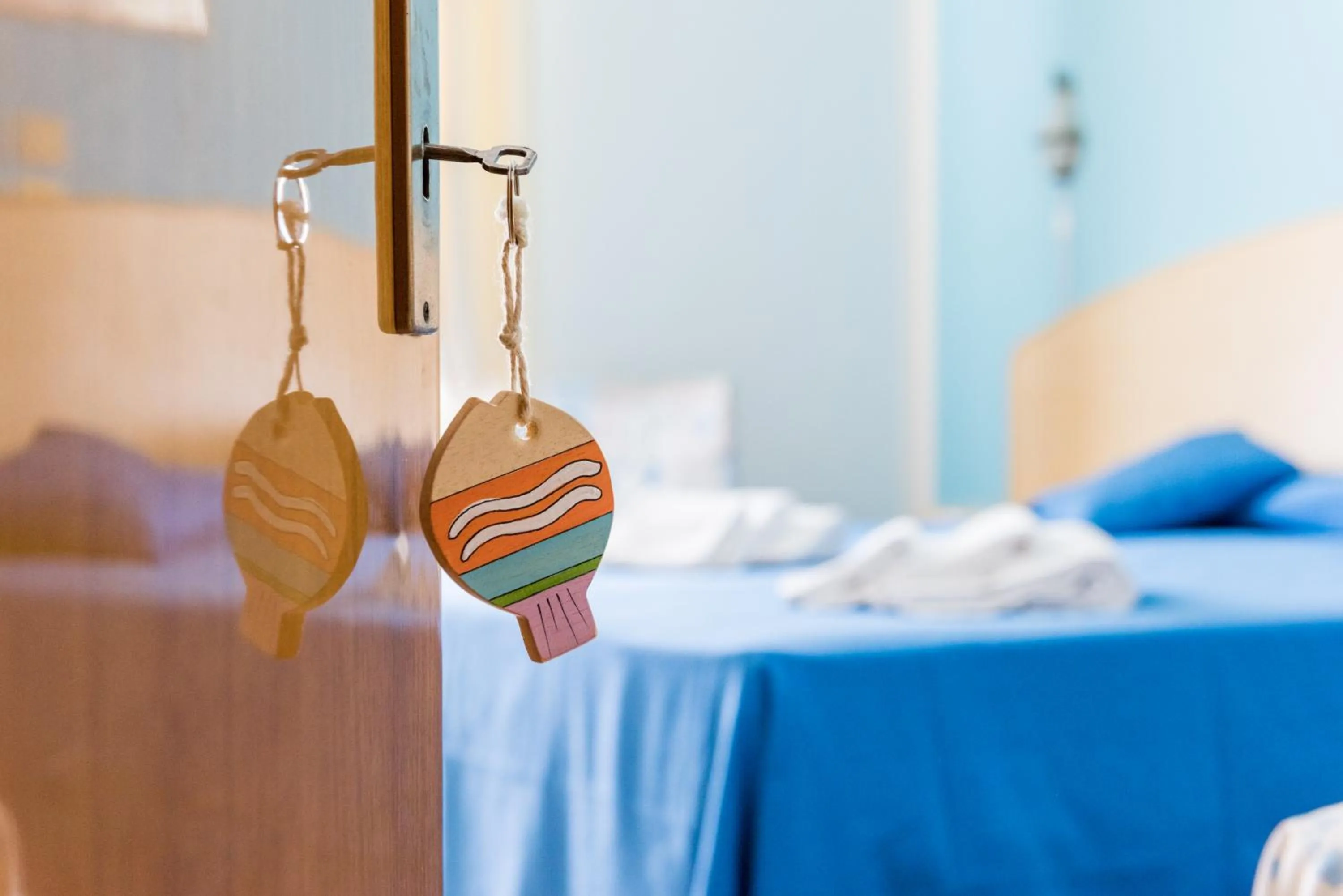 Decorative detail, Bed in Hotel Stefania