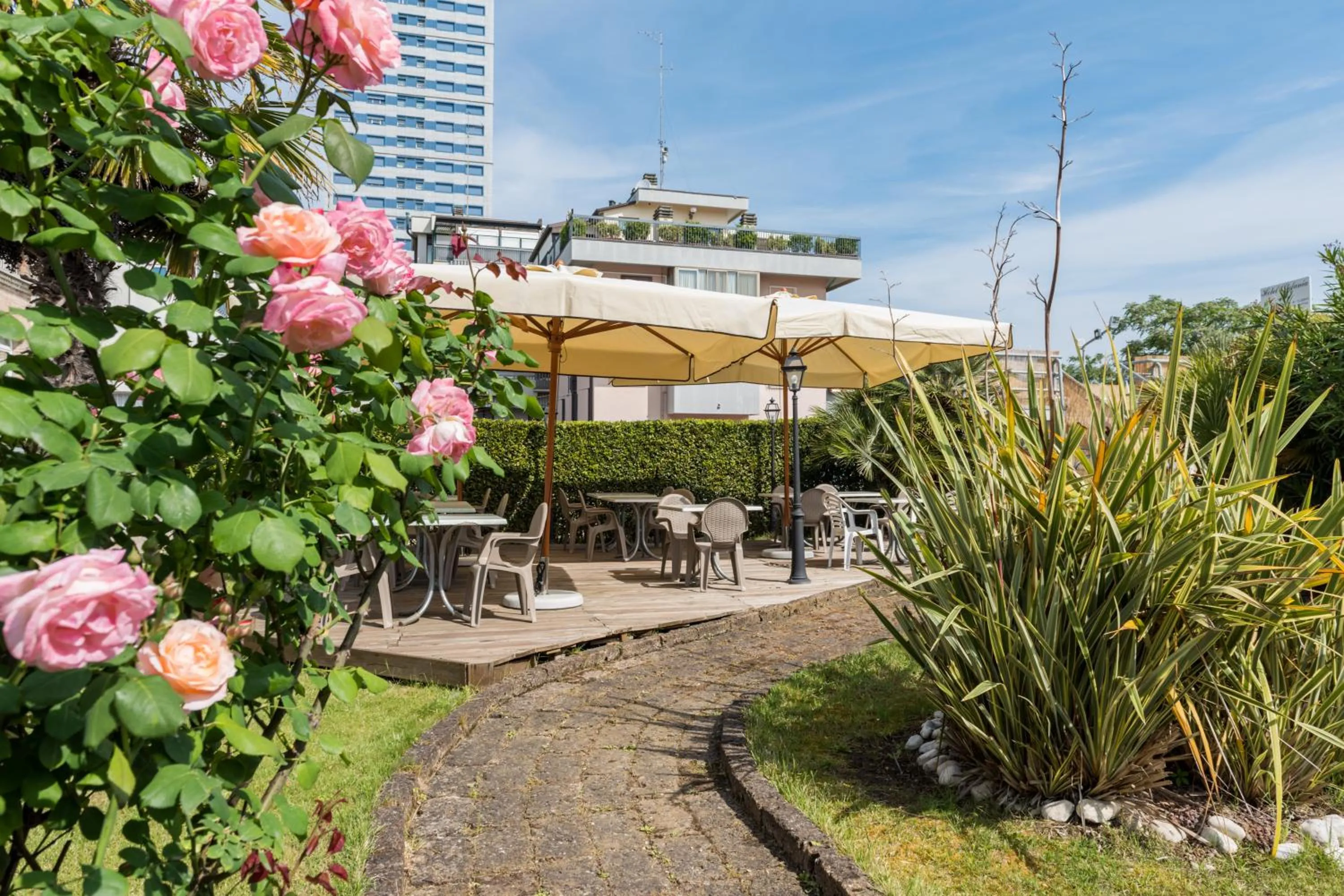 Garden in Hotel Stefania