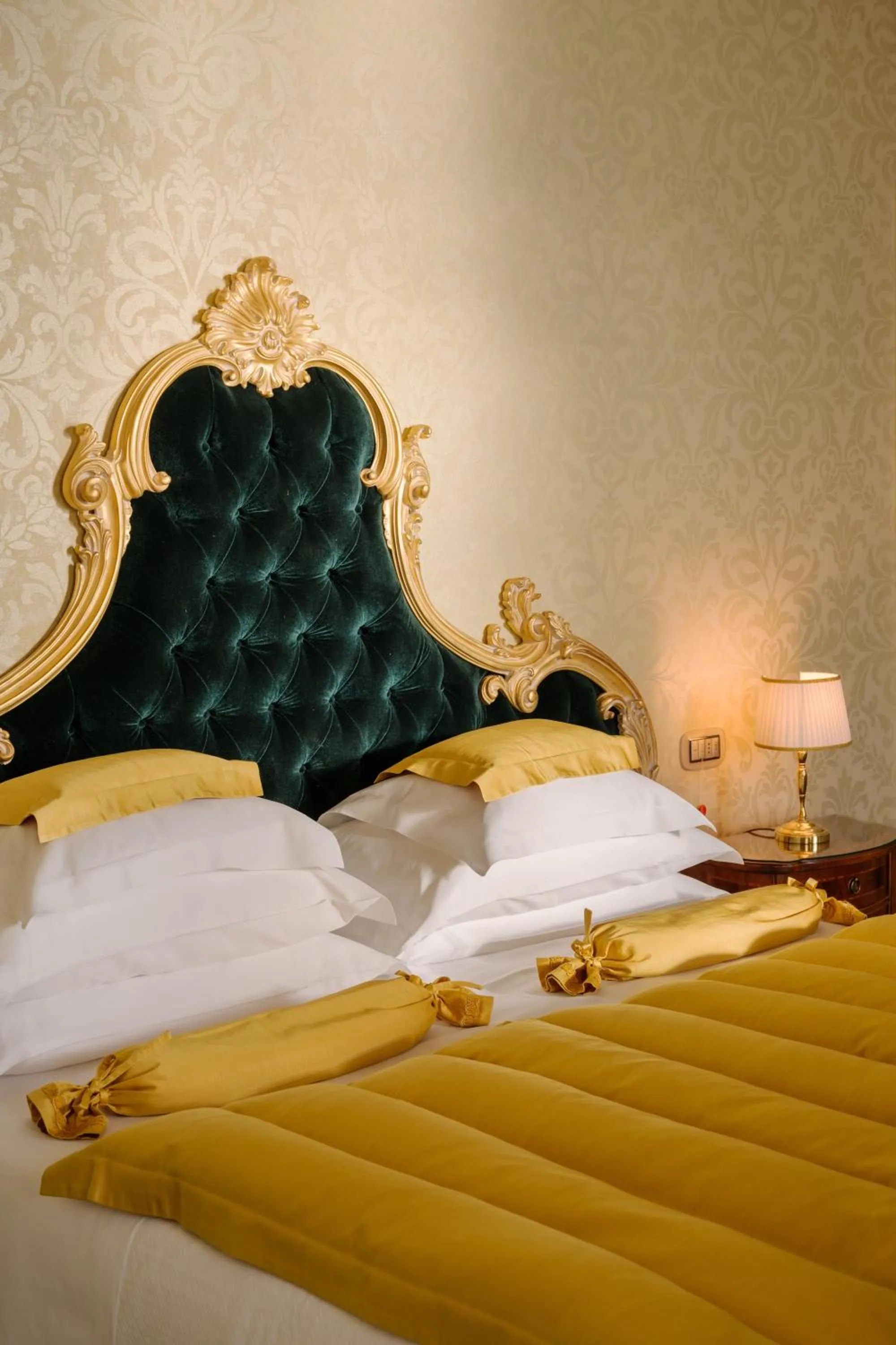 Decorative detail, Bed in Grand Hotel Villa Serbelloni - A Legendary Hotel