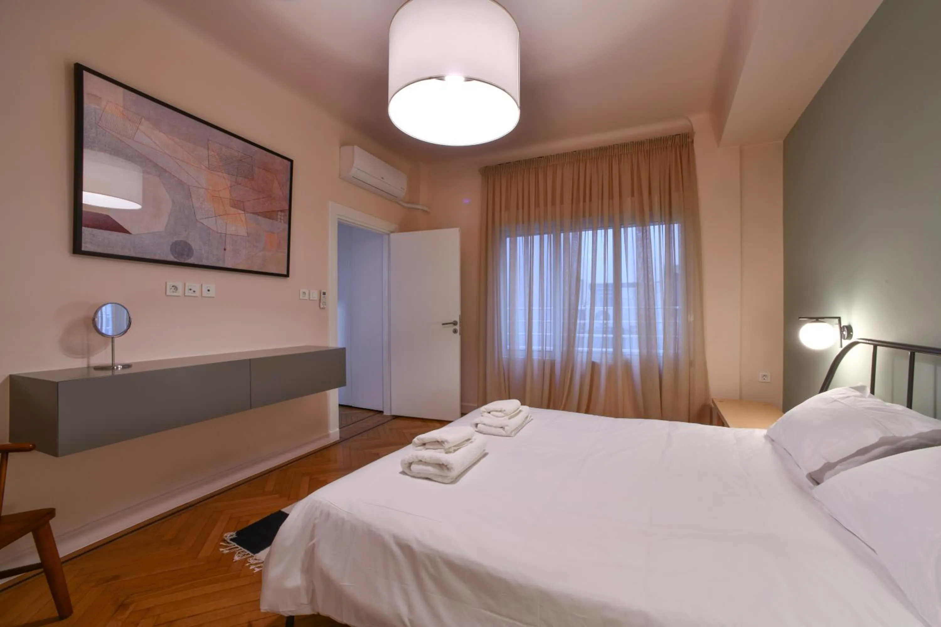 Bedroom, Bed in Kolonaki Boutique Apartments by Olala Homes
