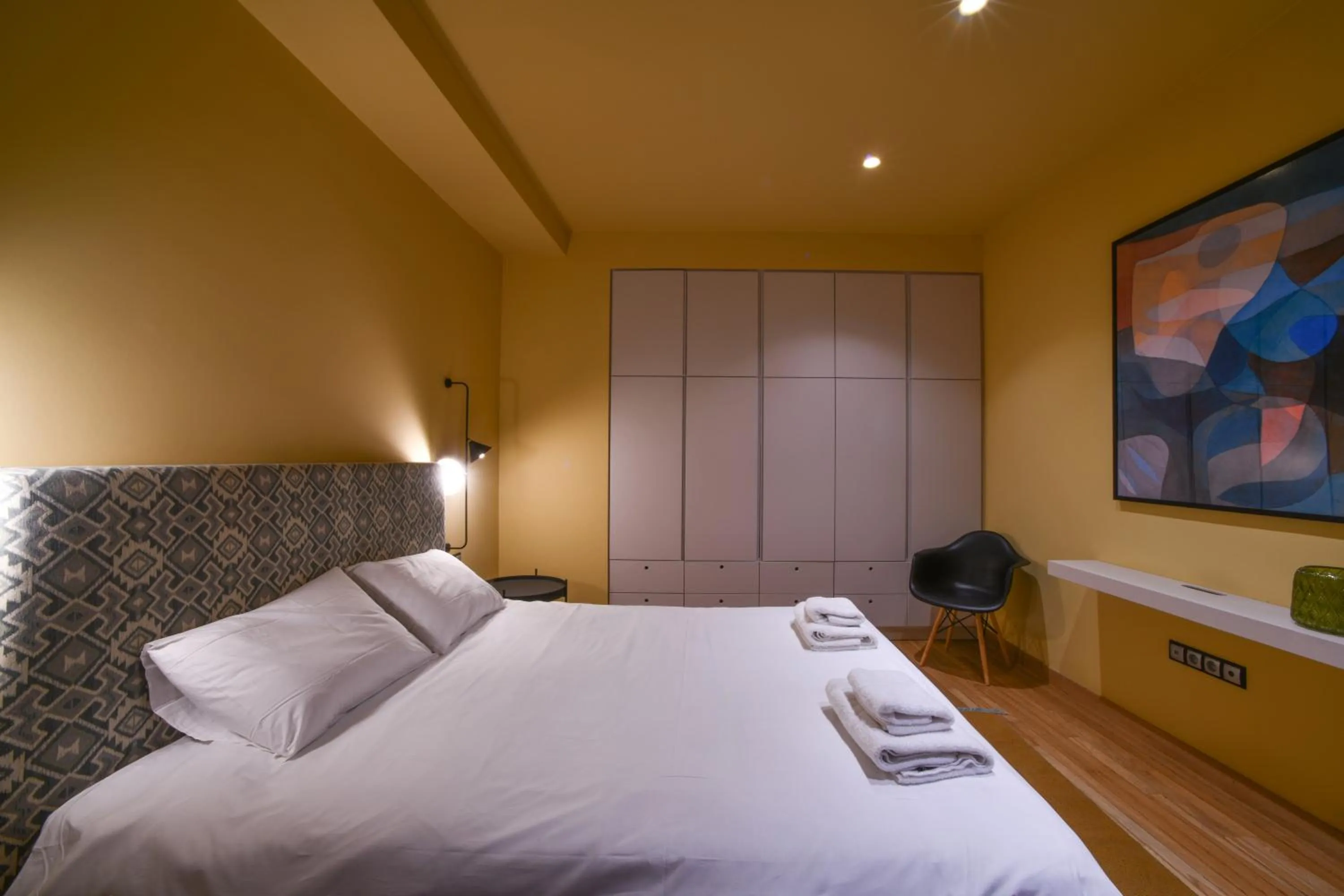 Bedroom, Bed in Kolonaki Boutique Apartments by Olala Homes