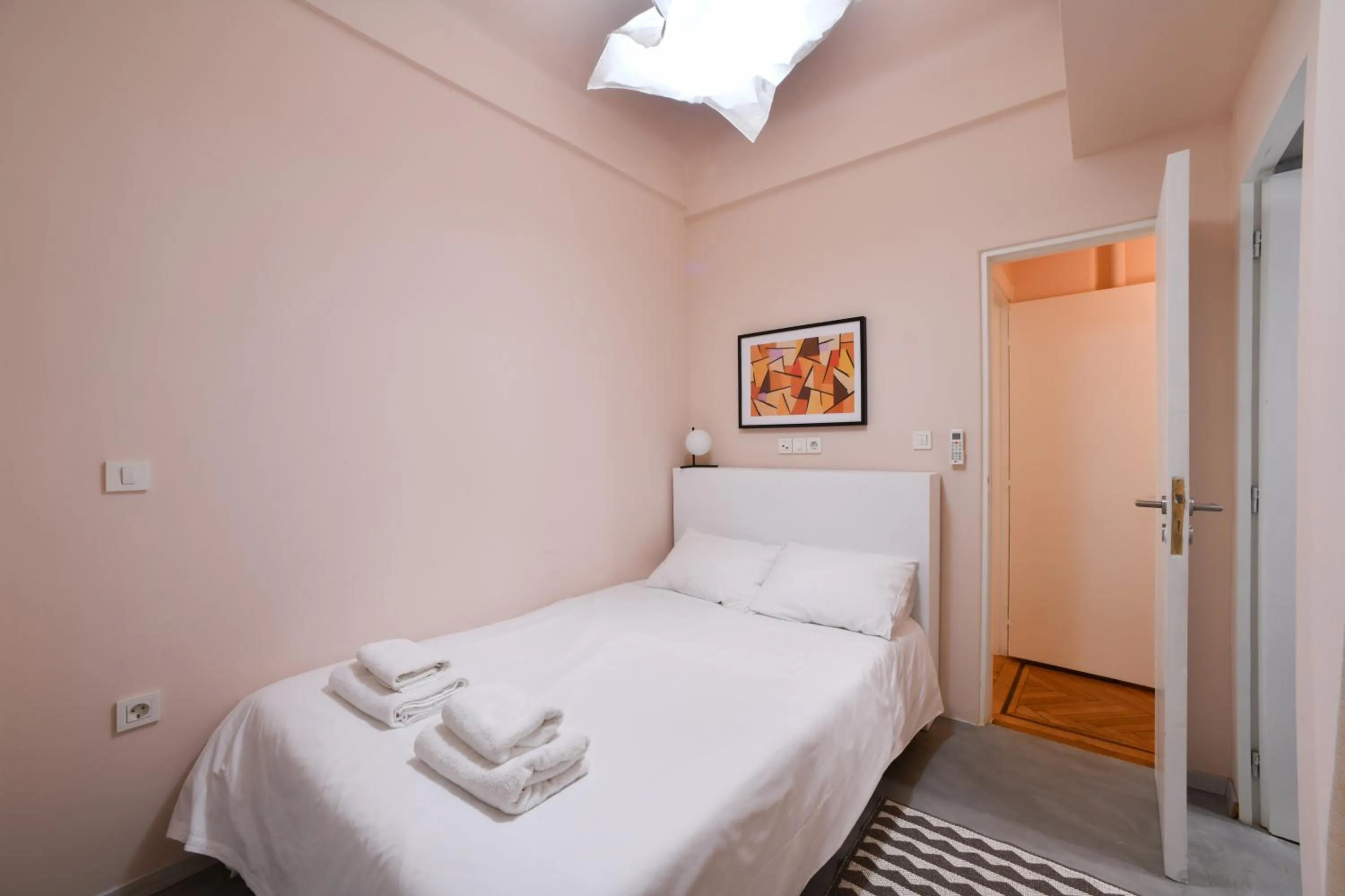 Bedroom, Bed in Kolonaki Boutique Apartments by Olala Homes