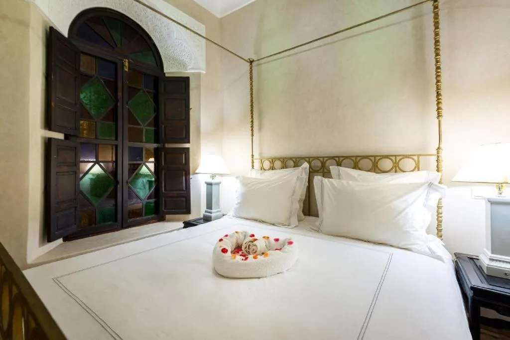 Bed in Riad Boustane