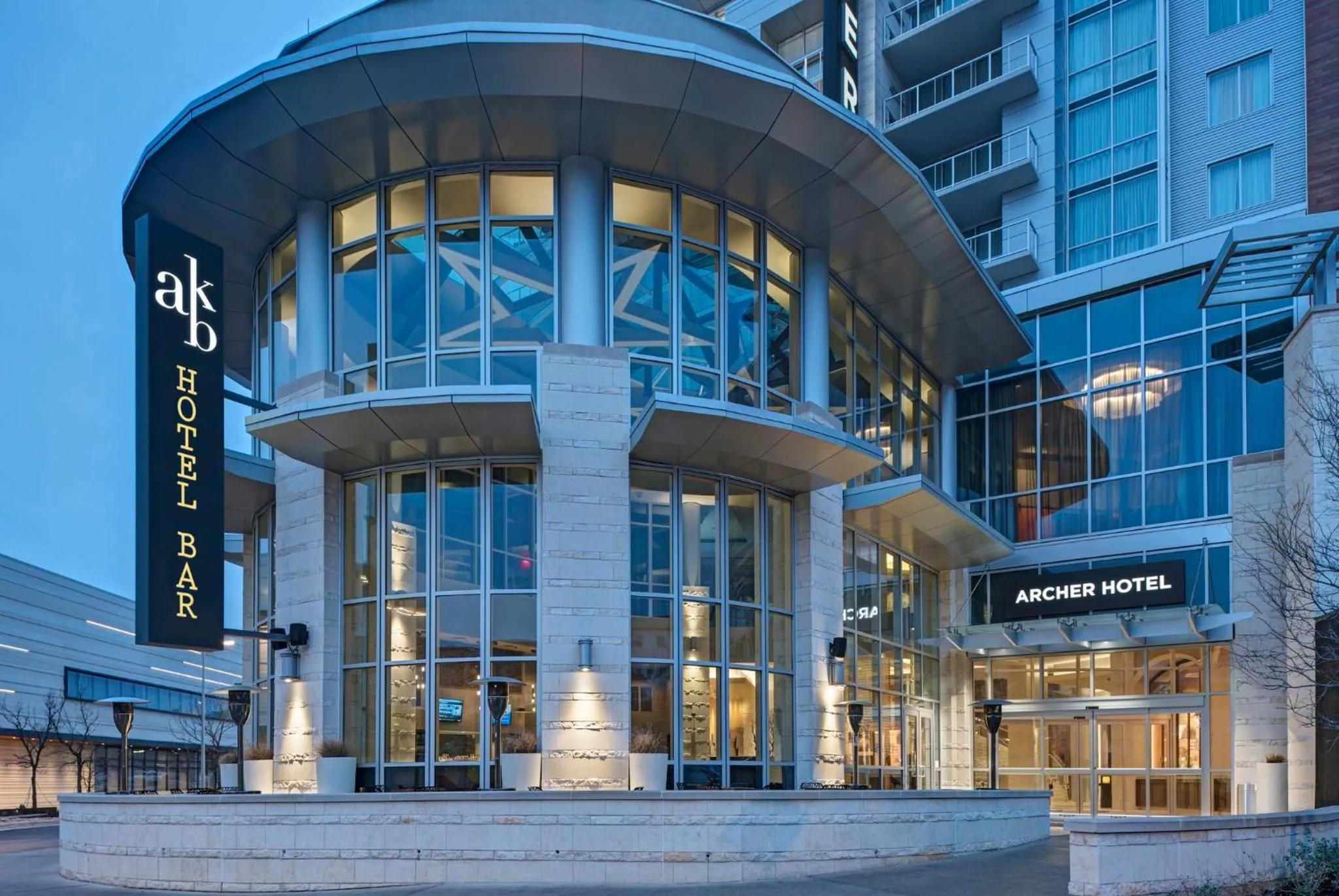 Property building in Archer Hotel Austin