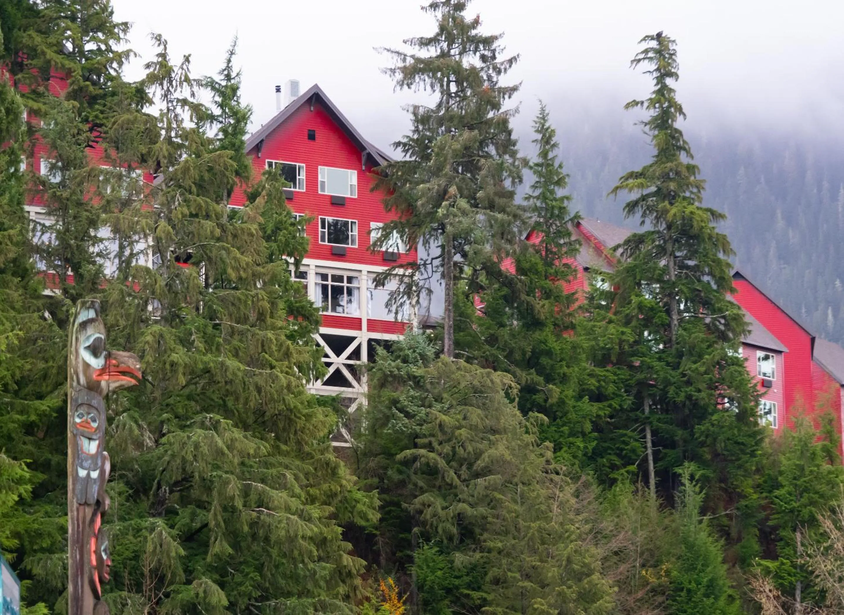 Property building in Cape Fox Lodge