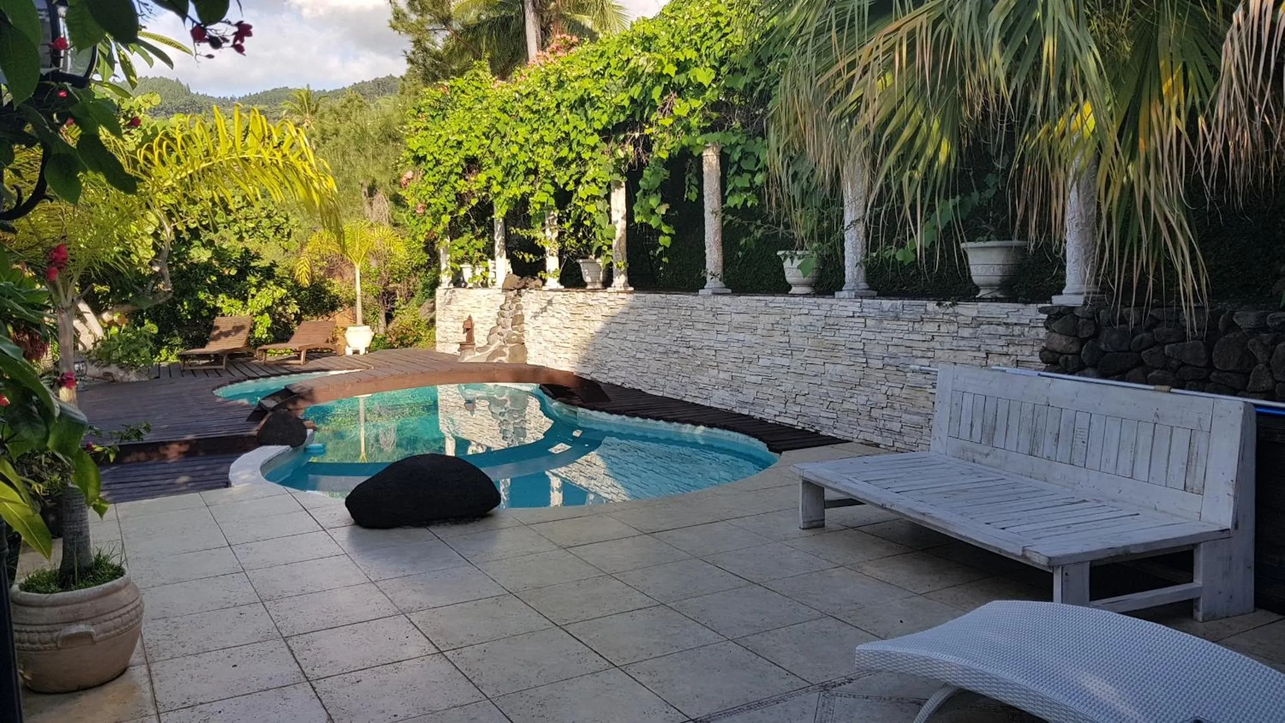 Swimming pool in Chalet De Tahiti