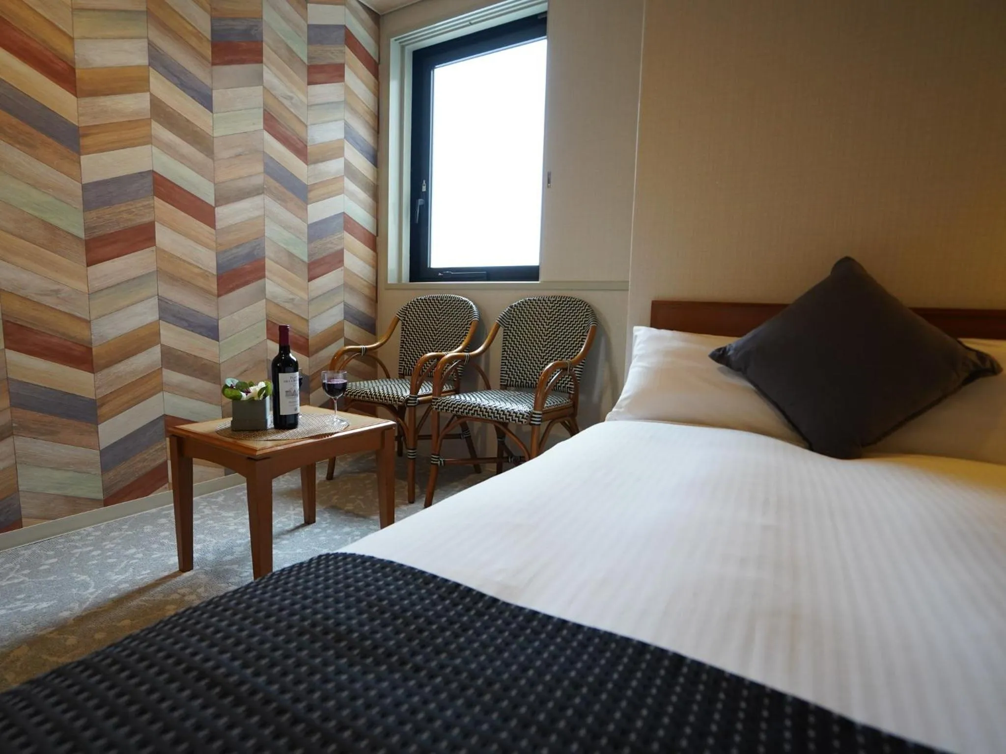 Photo of the whole room, Bed in Hotel New Gaea Itoshima