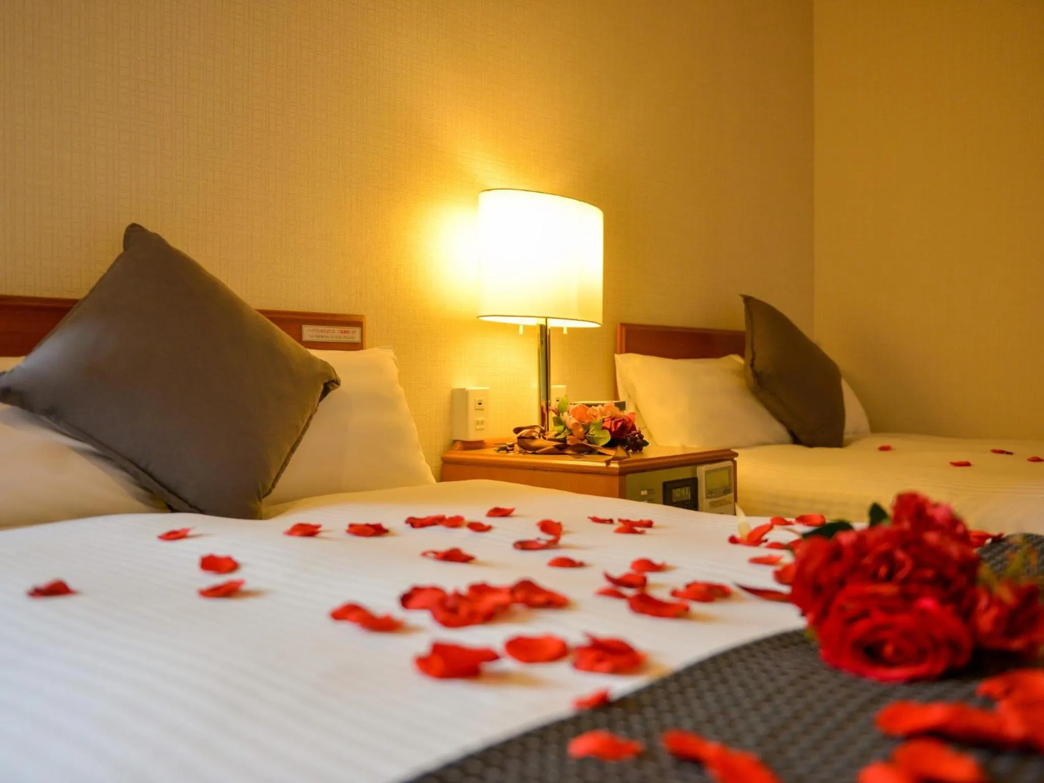 Photo of the whole room, Bed in Hotel New Gaea Itoshima