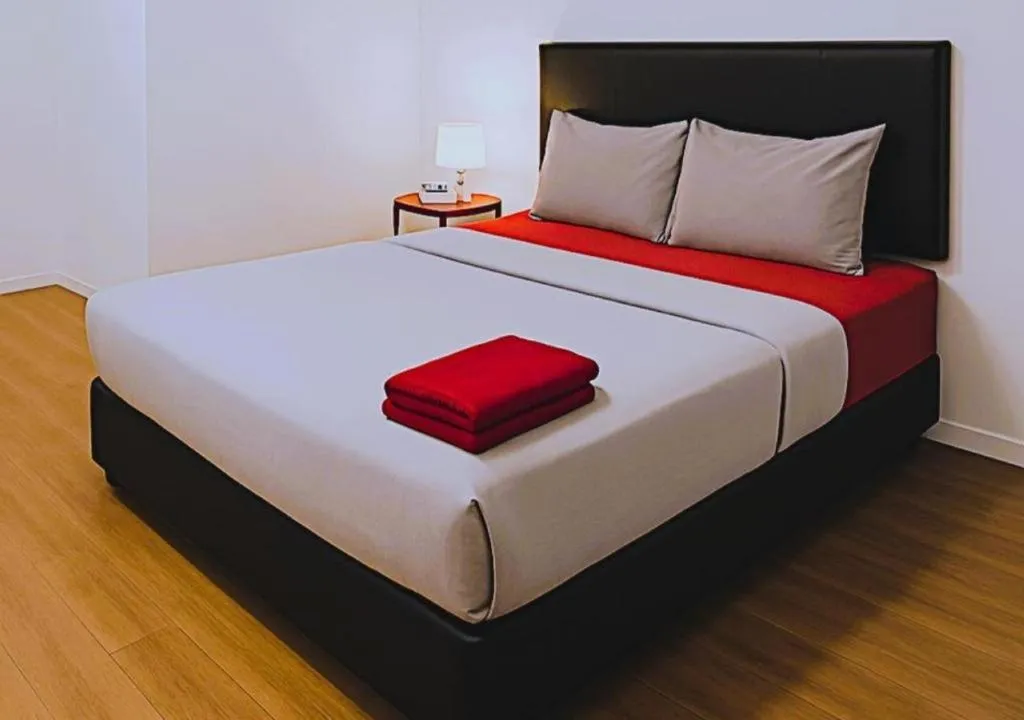 Bed in Intime Hotel Kuchai Lama Kuala Lumpur