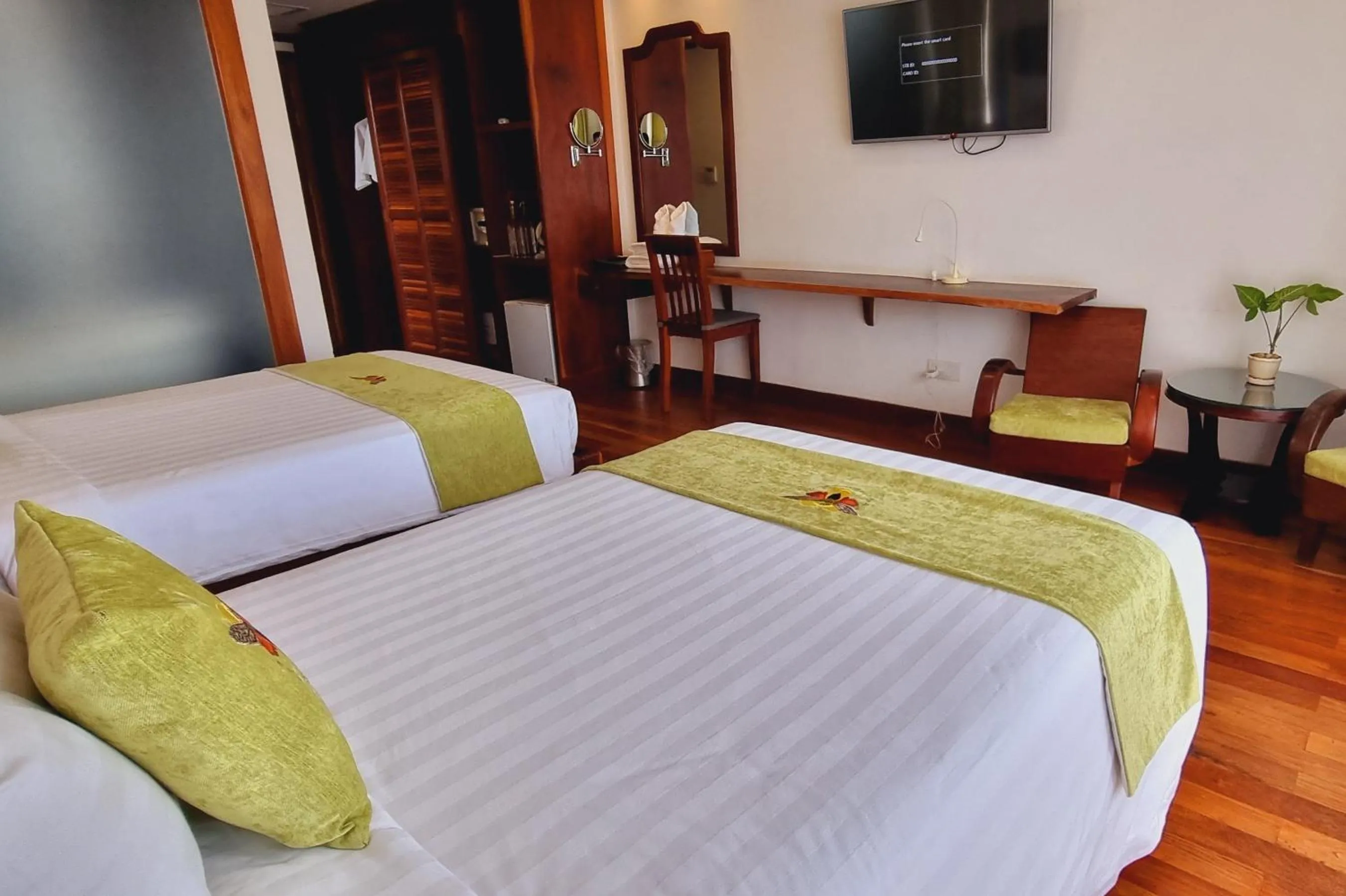 Photo of the whole room, Bed in Víd Angkor Boutique