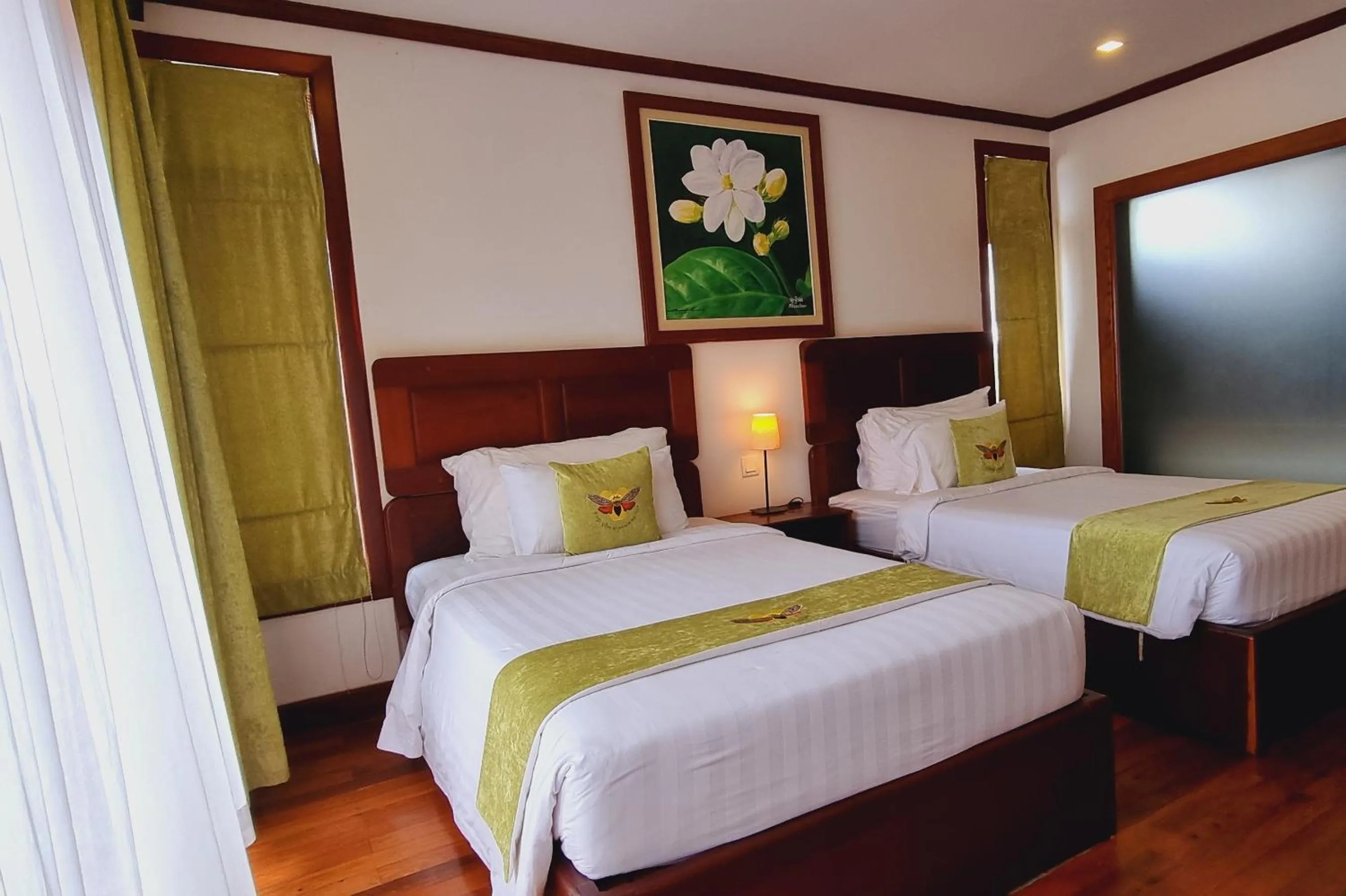 Bed in Víd Angkor Boutique