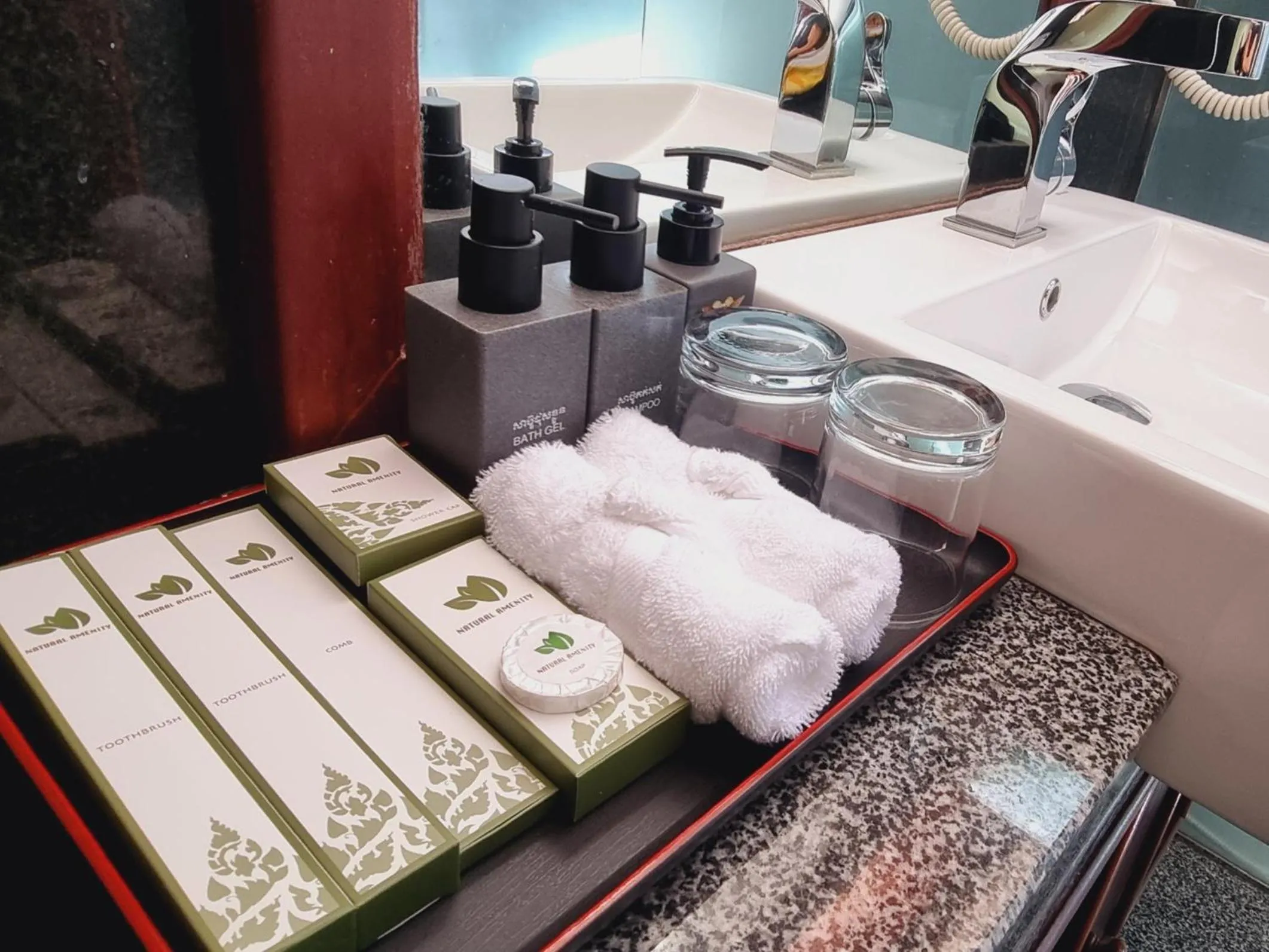 Bathroom in Víd Angkor Boutique